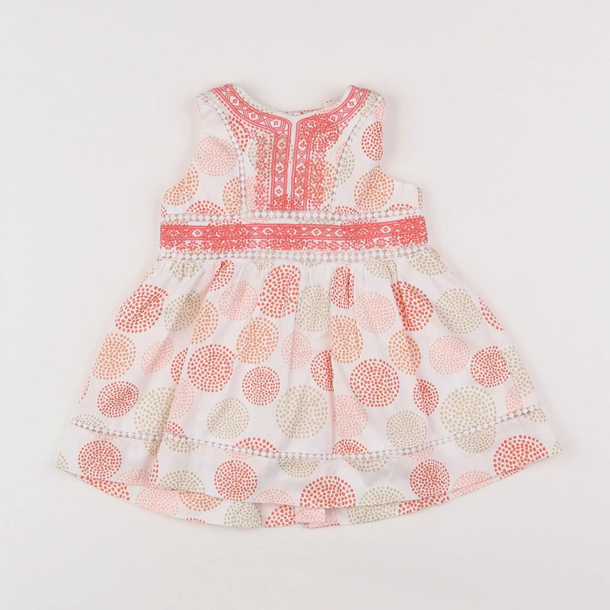 Vertbaudet - robe blanc - 6 mois