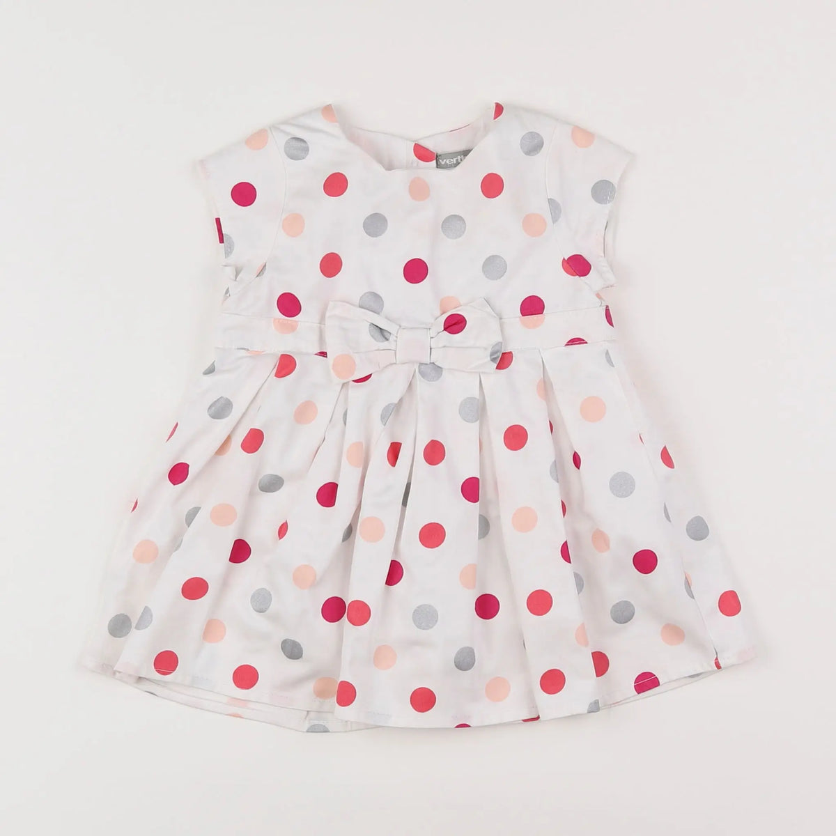 Vertbaudet - robe blanc - 6 mois