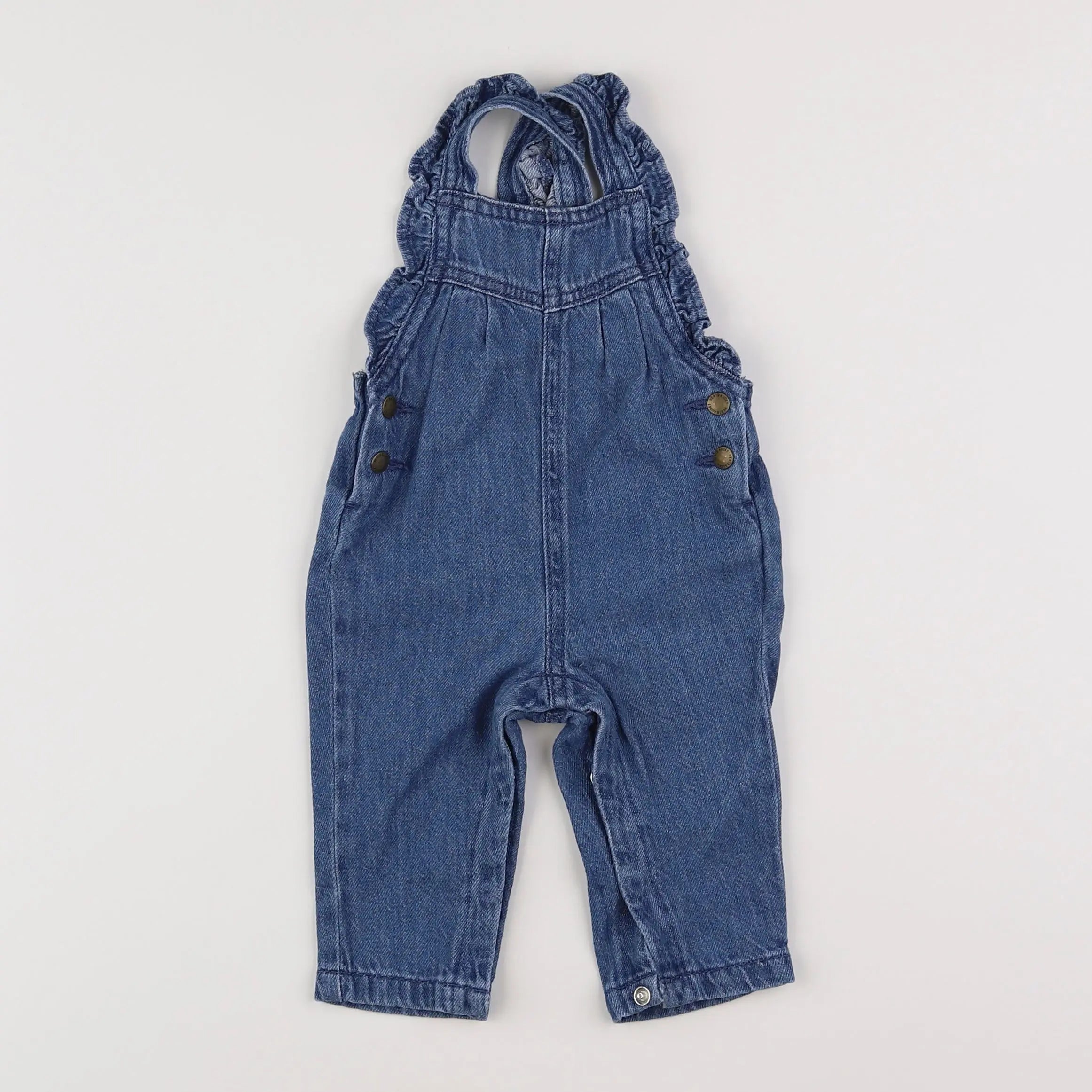 Vertbaudet - combinaison bleu - 6 mois