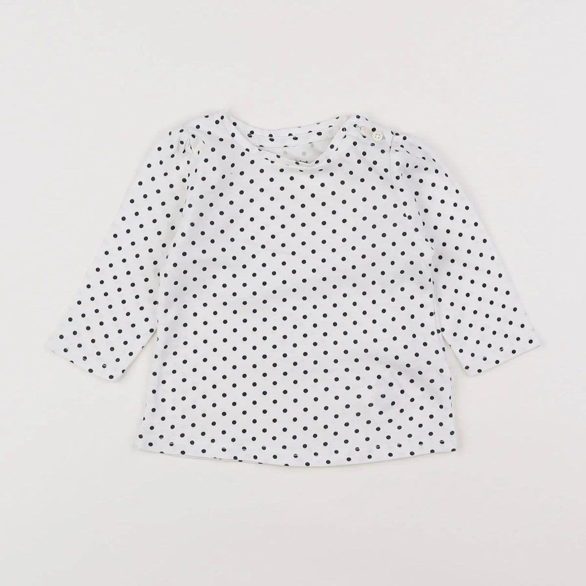 Vertbaudet - tee-shirt blanc - 3 mois
