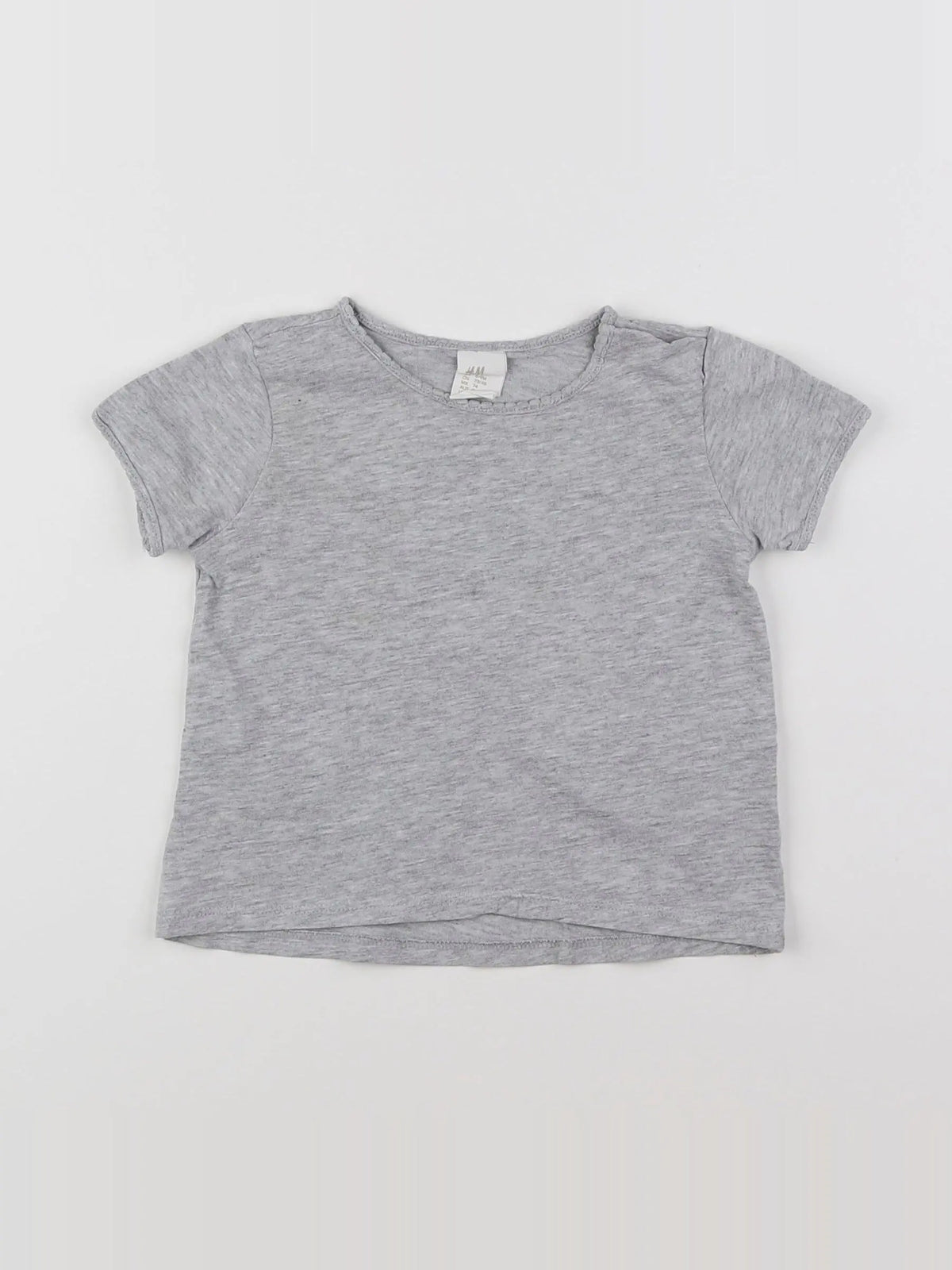 H&M - tee-shirt gris - 6/9 mois
