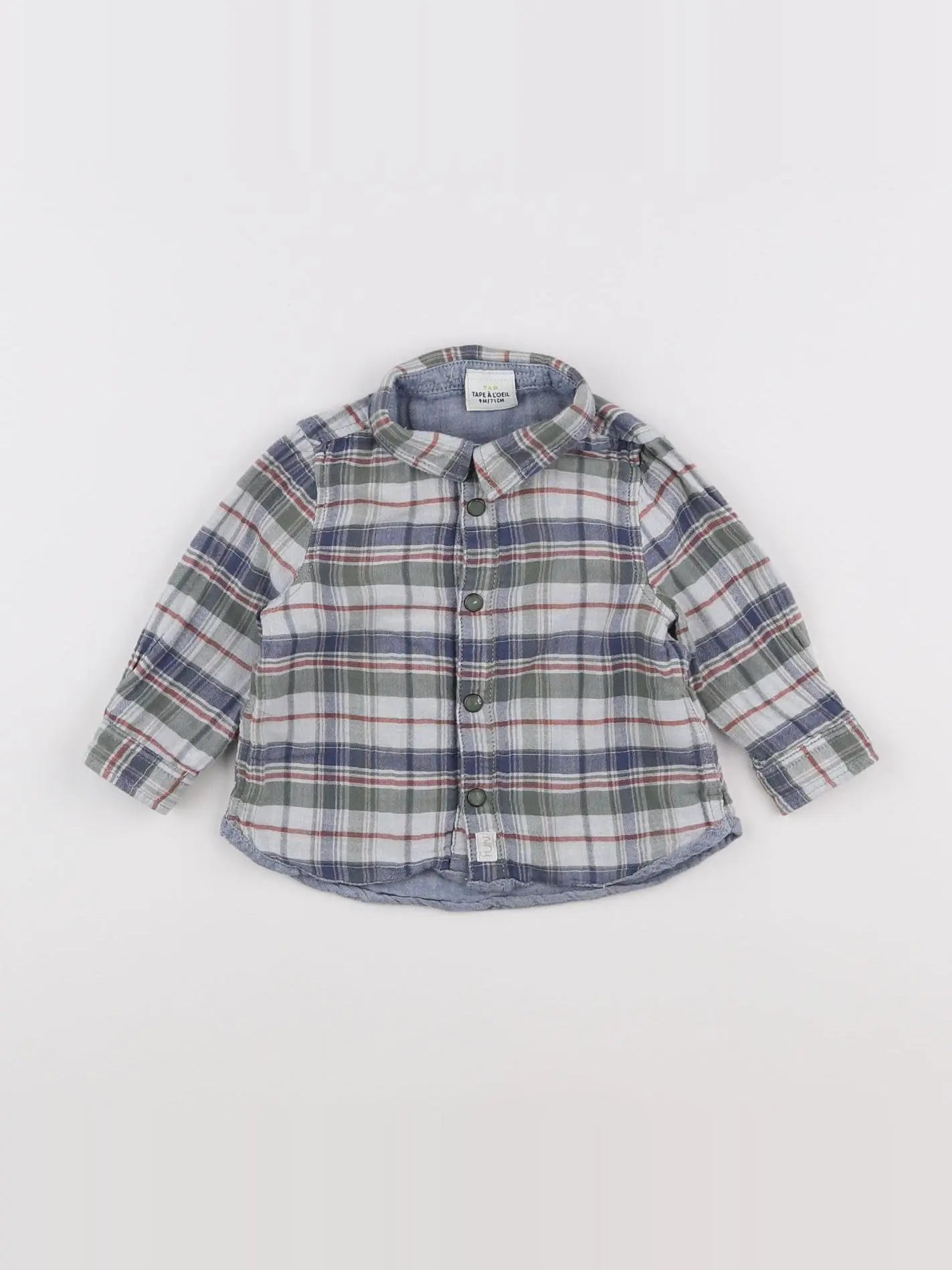 Tape à l'oeil - chemise vert - 9 mois