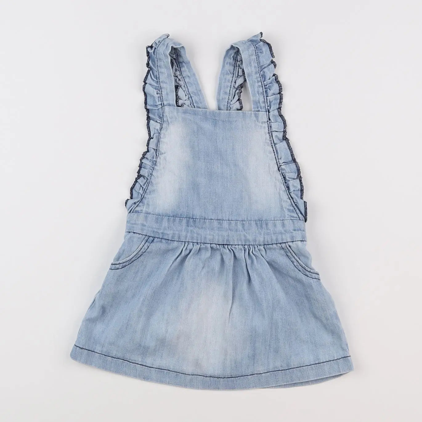 Vertbaudet - robe bleu - 18 mois
