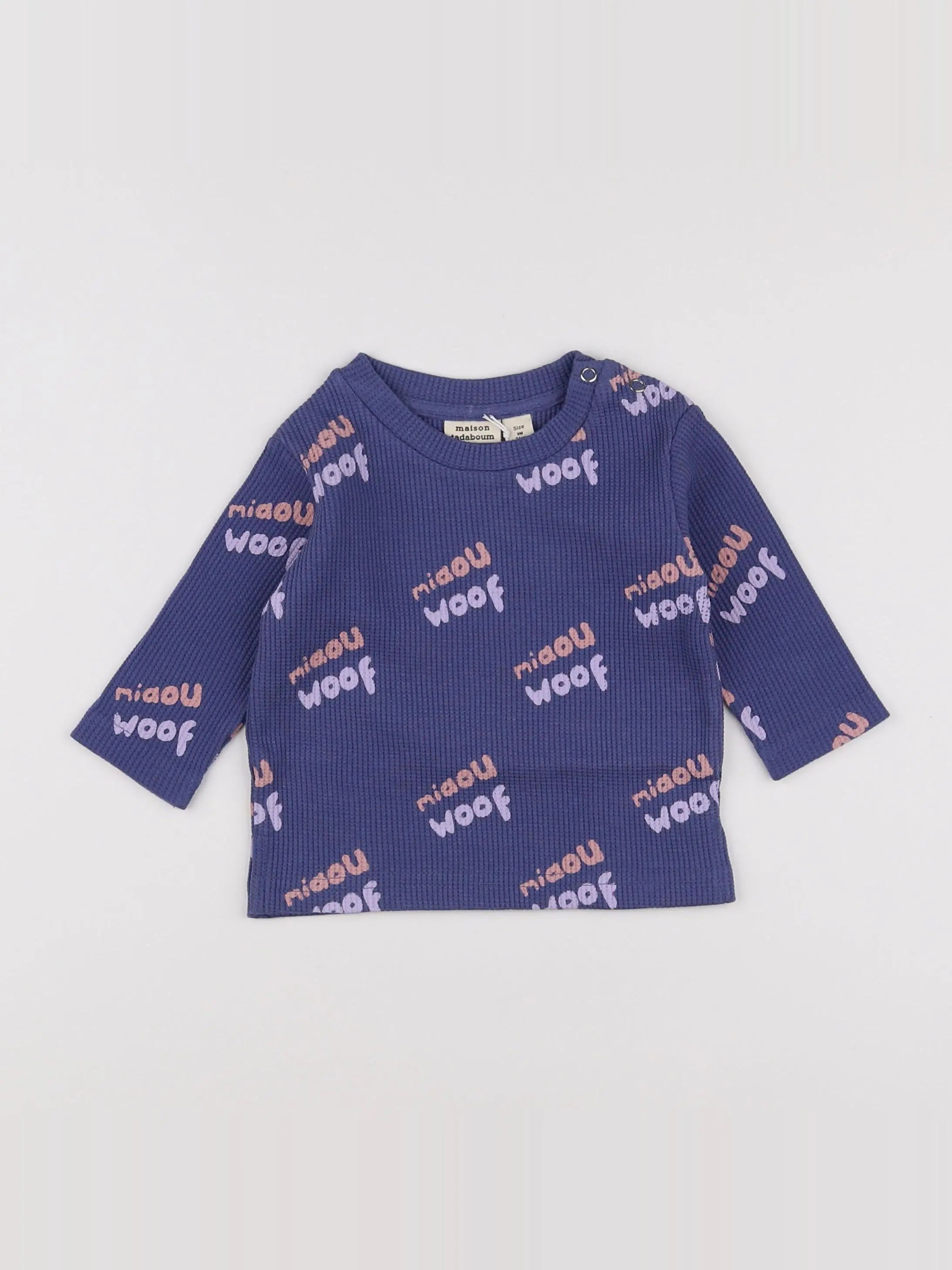 Maison Tadaboum - tee-shirt bleu - 9 mois