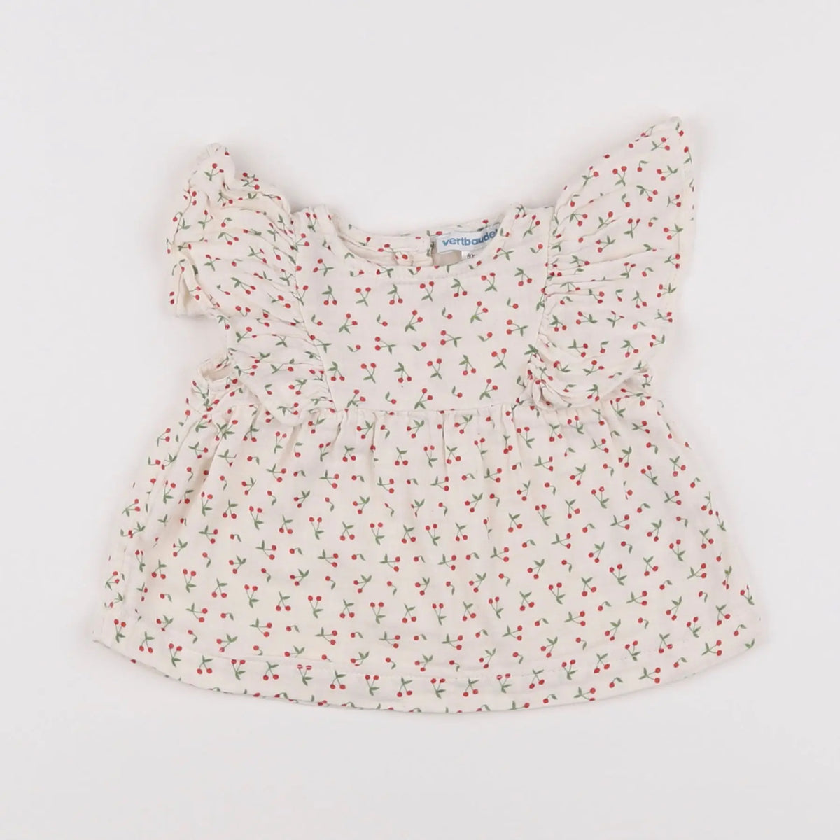 Vertbaudet - blouse beige - 3 mois