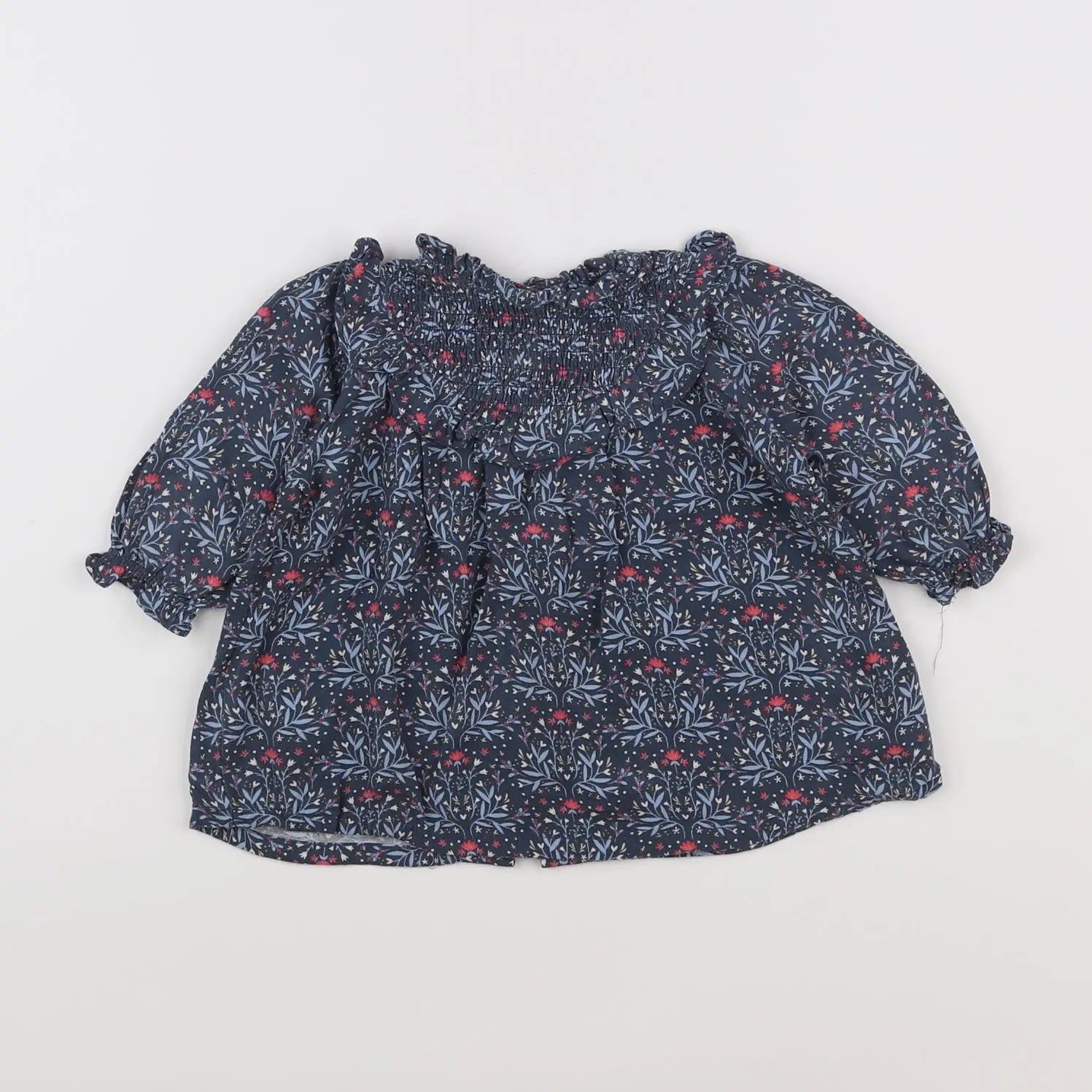 Vertbaudet - robe bleu - 3 mois