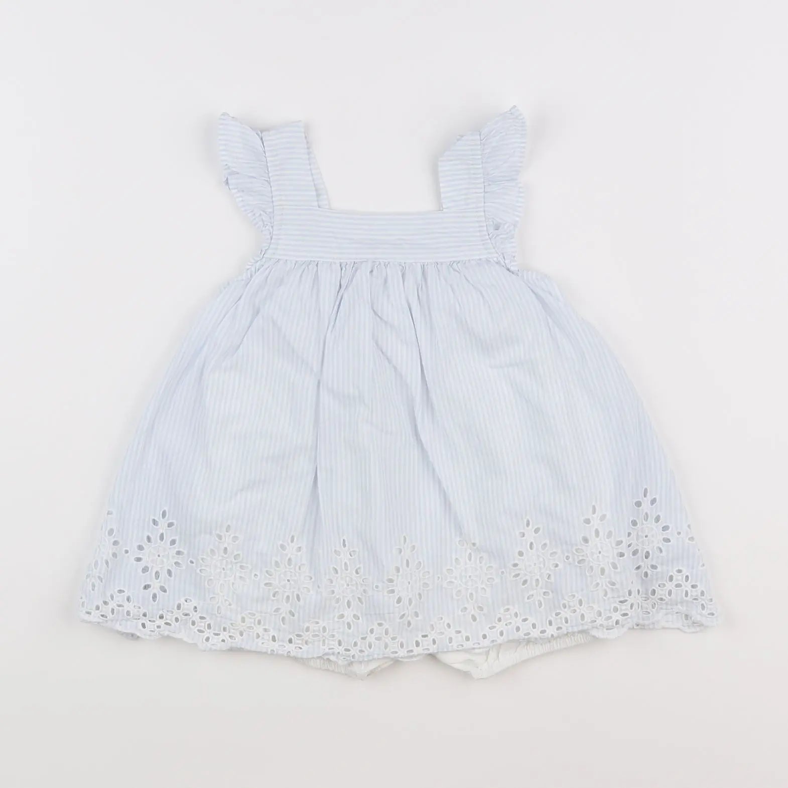 Vertbaudet - robe bleu - 18 mois