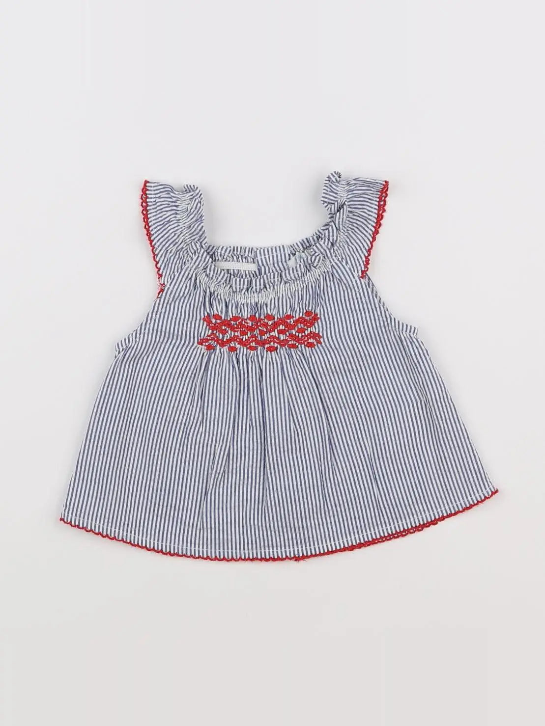 Boutchou - blouse bleu - 3 mois