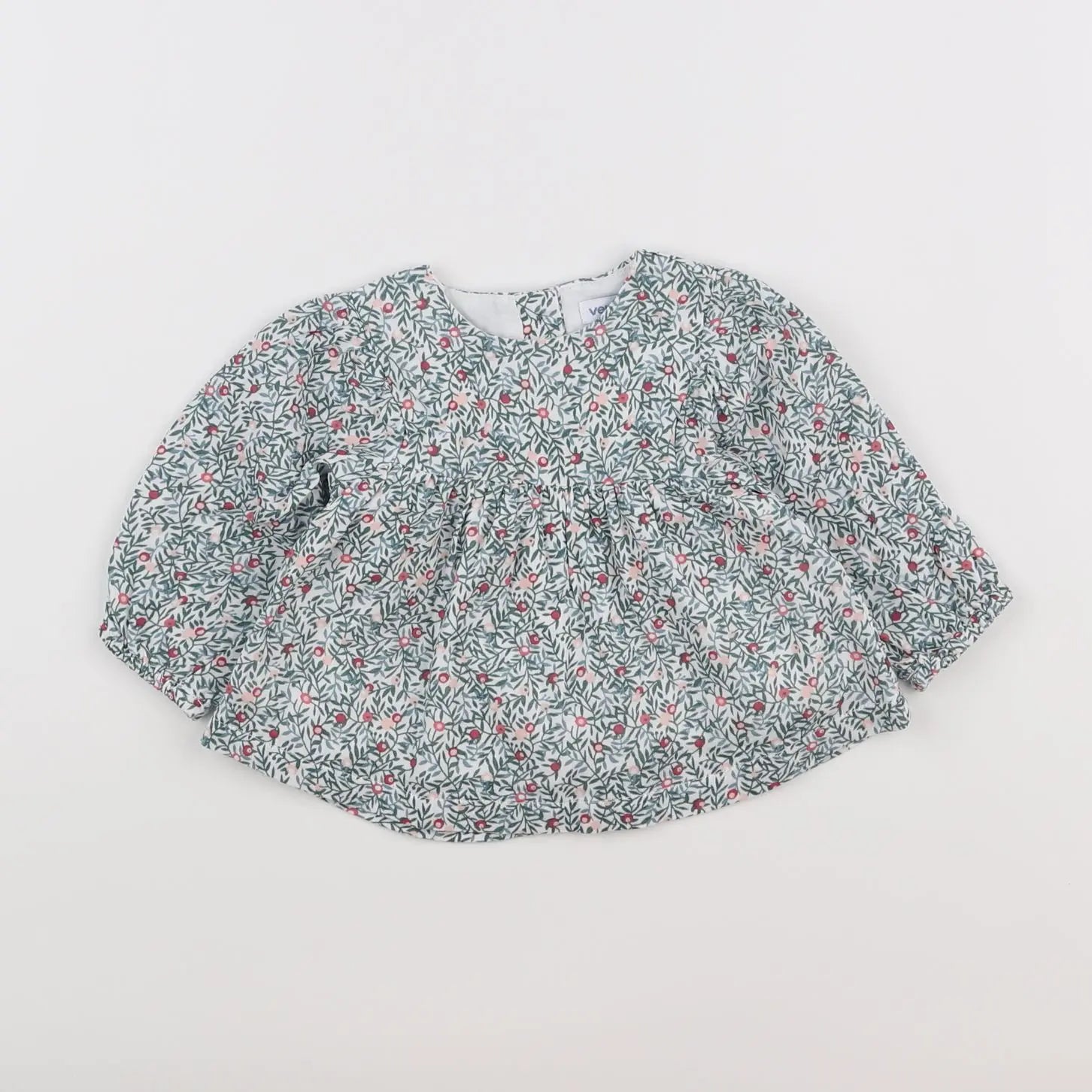 Vertbaudet - blouse multicolore - 6 mois