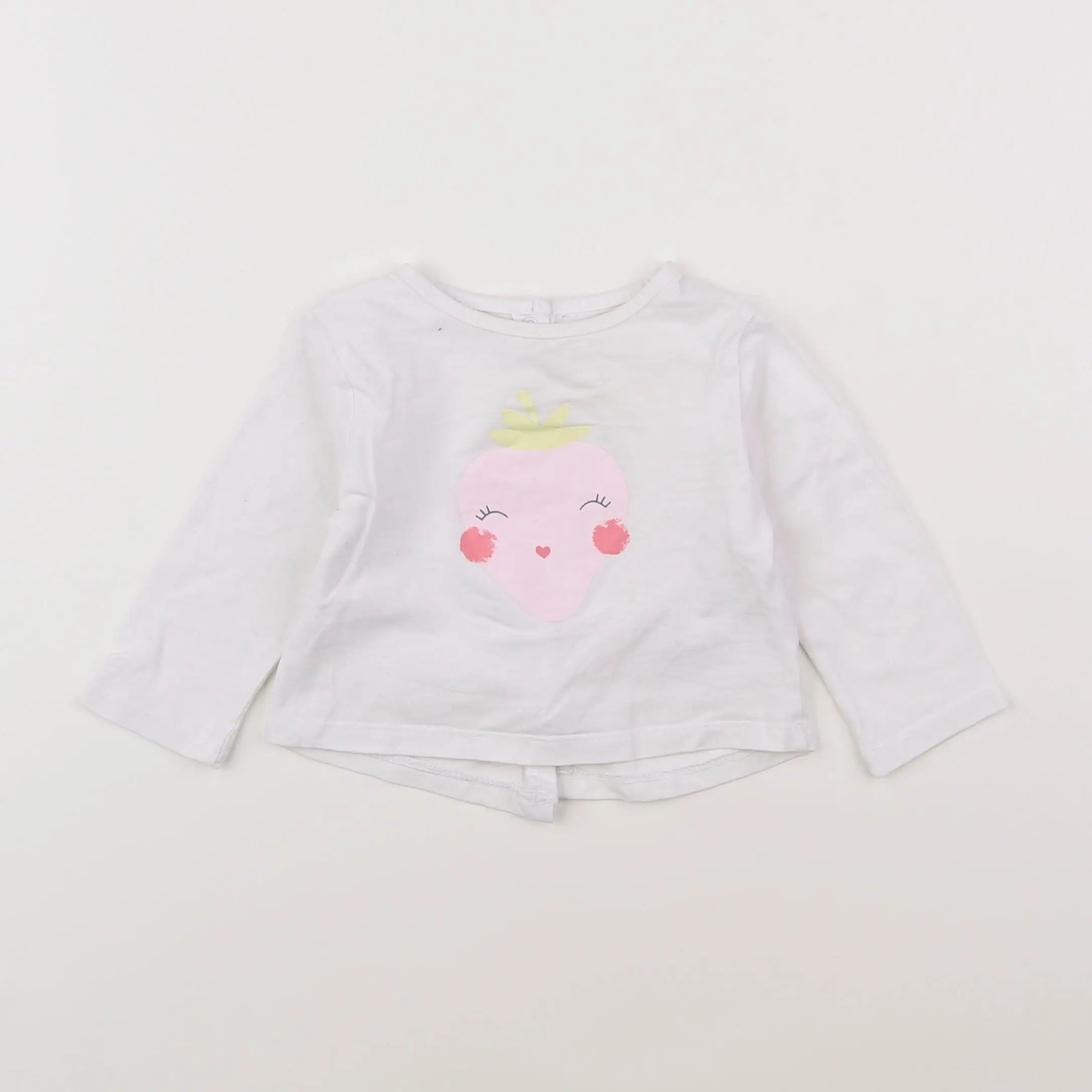 Vertbaudet - tee-shirt blanc - 9 mois