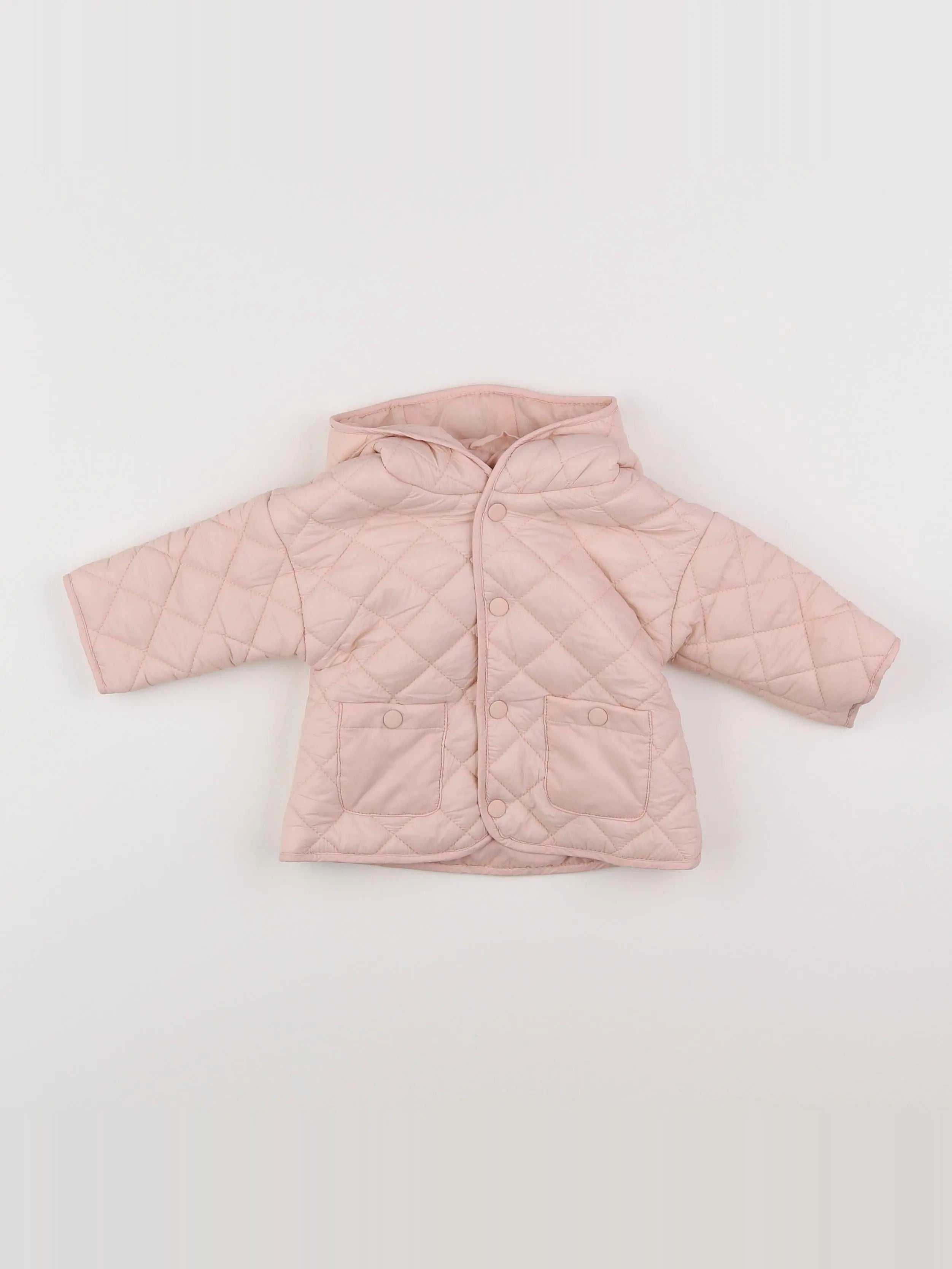 Vertbaudet - doudoune rose - 3 mois