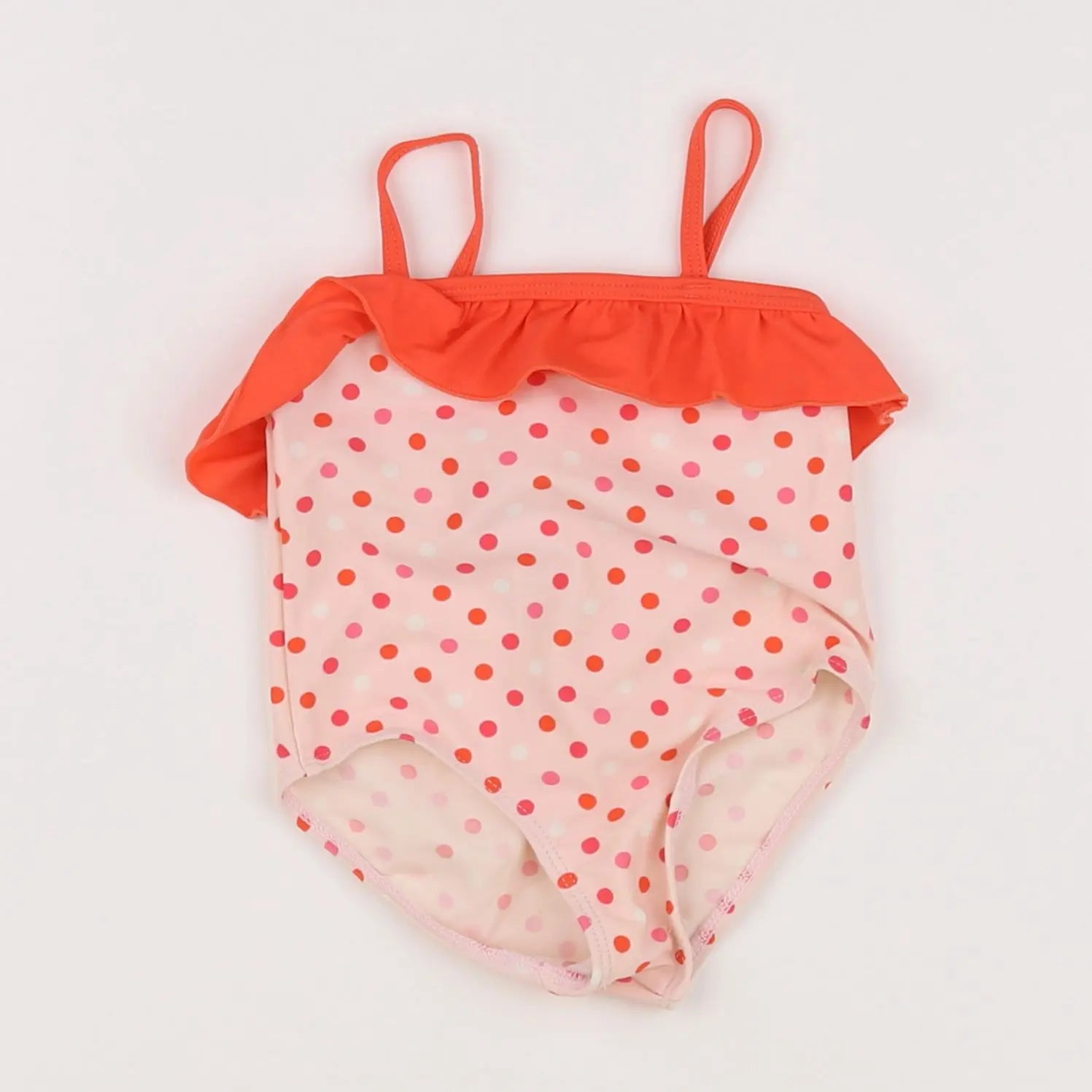 Vertbaudet - maillot de bain rose - 12 mois