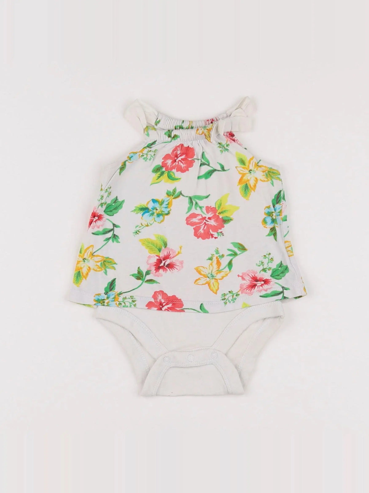 GAP - body tee-shirt blanc, vert - 0/3 mois