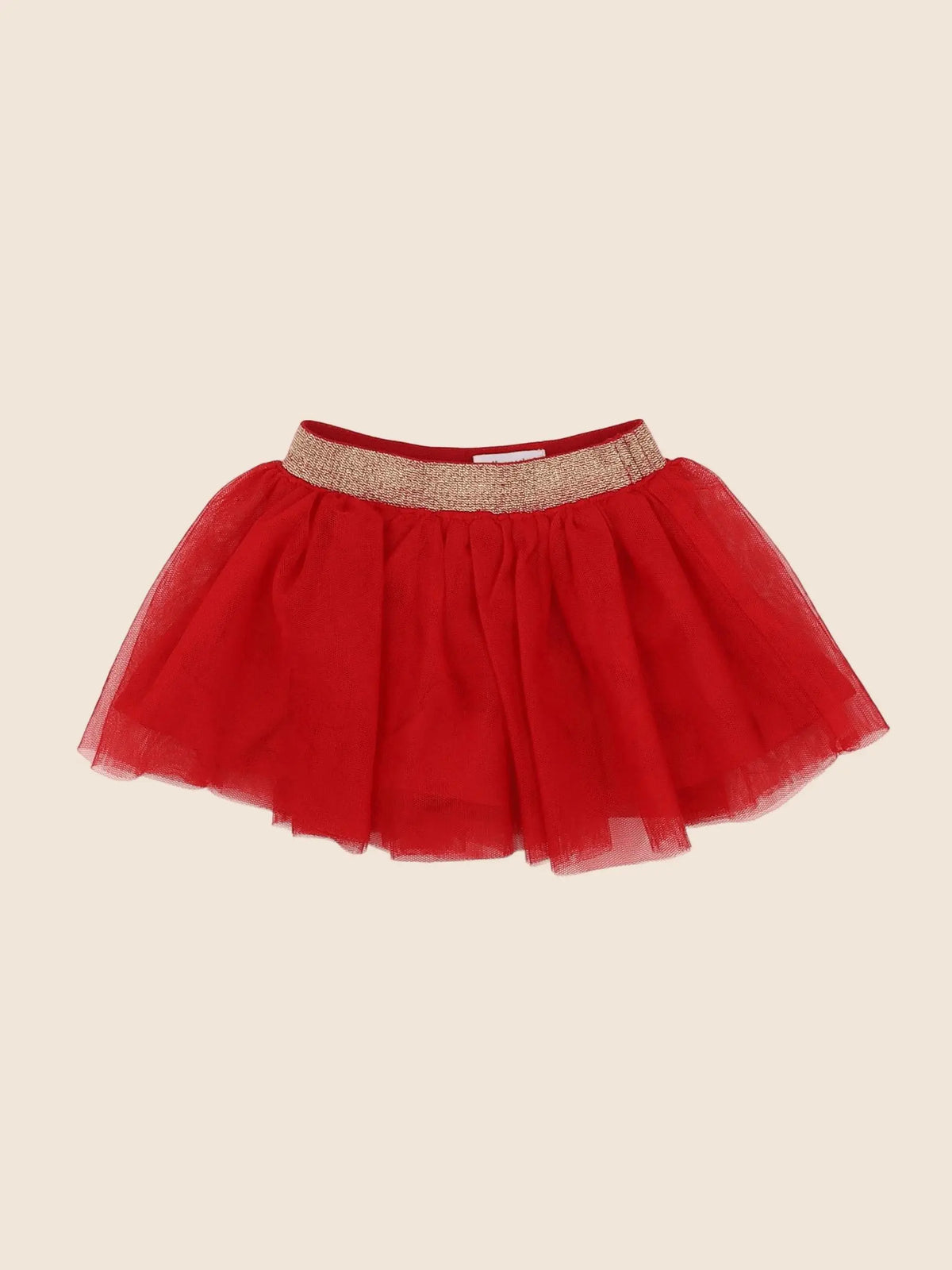 Vertbaudet - jupe rouge - 18 mois