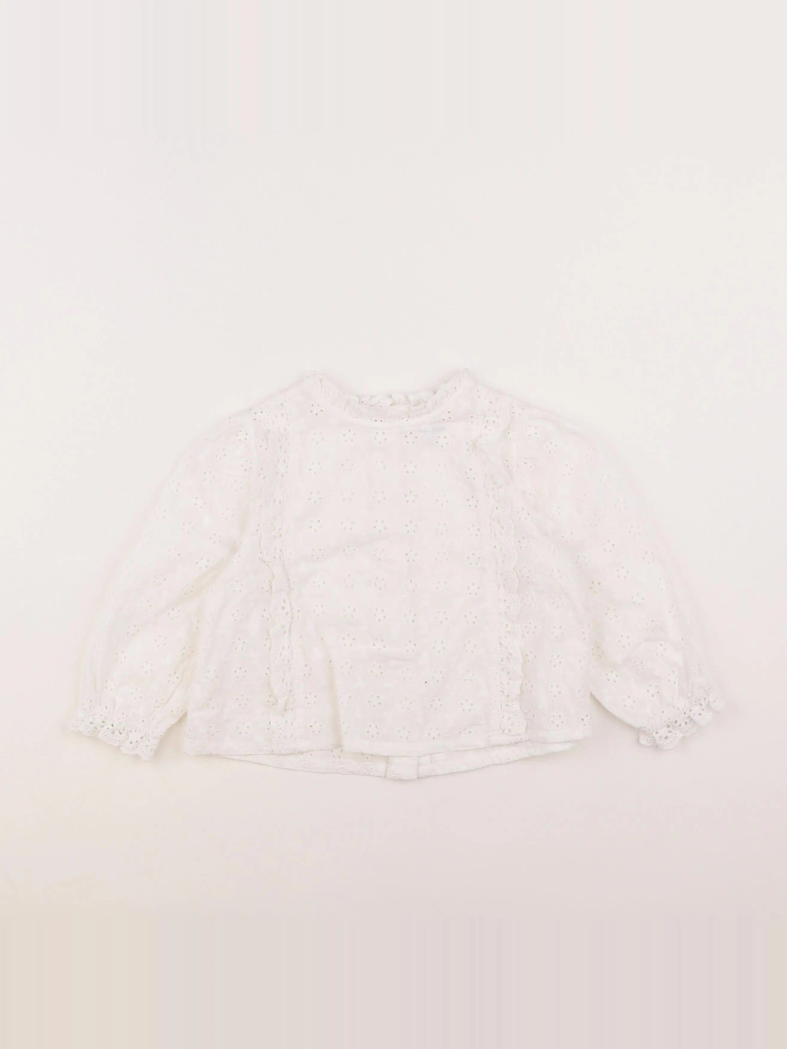 Vertbaudet - blouse blanc - 2 ans
