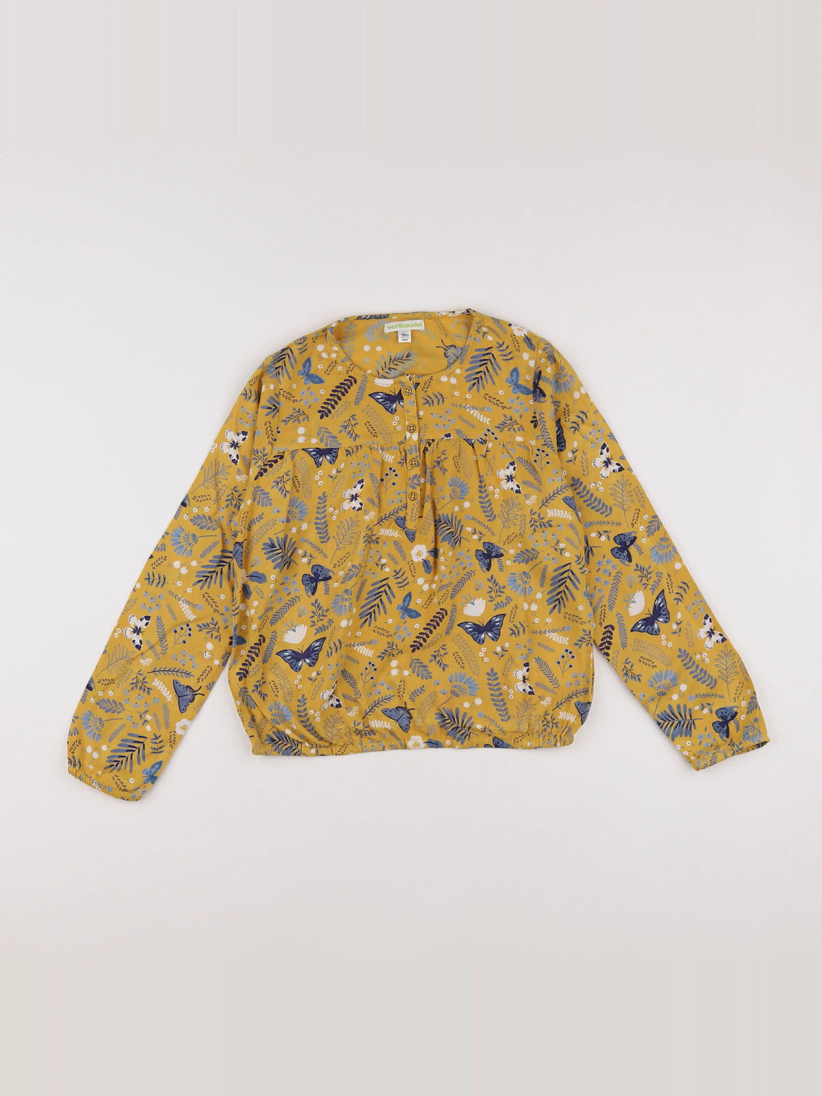 Vertbaudet - blouse jaune - 8 ans