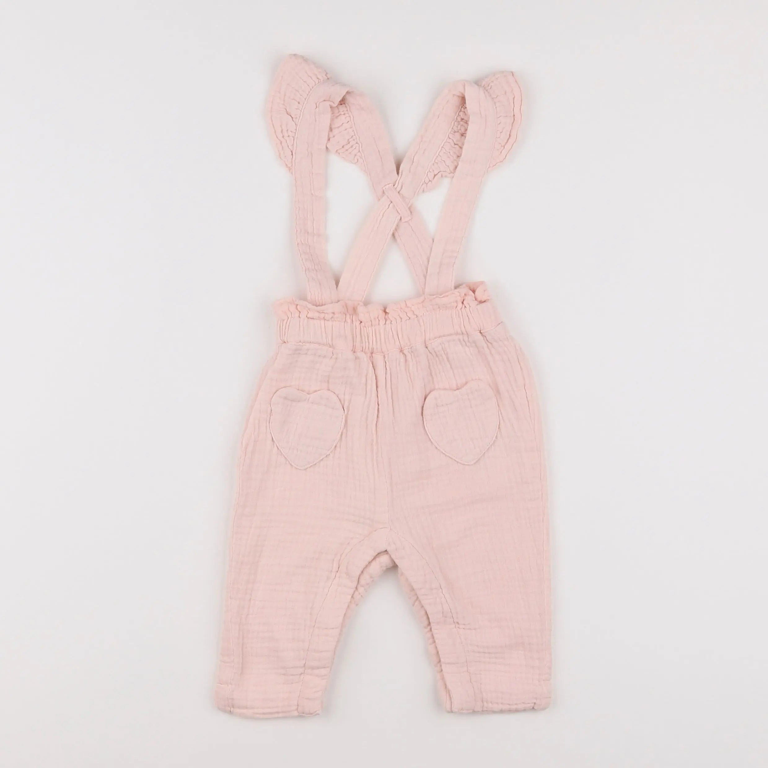 Vertbaudet - pantalon rose - 6 mois