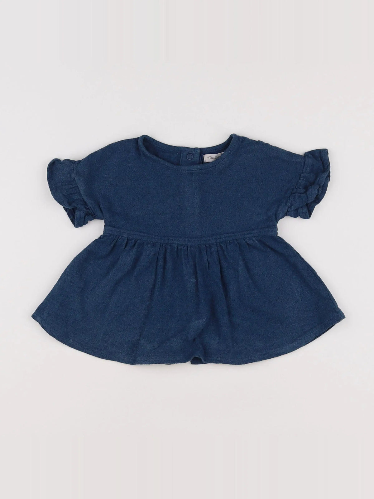 Moulin Roty - blouse bleu - 12 mois