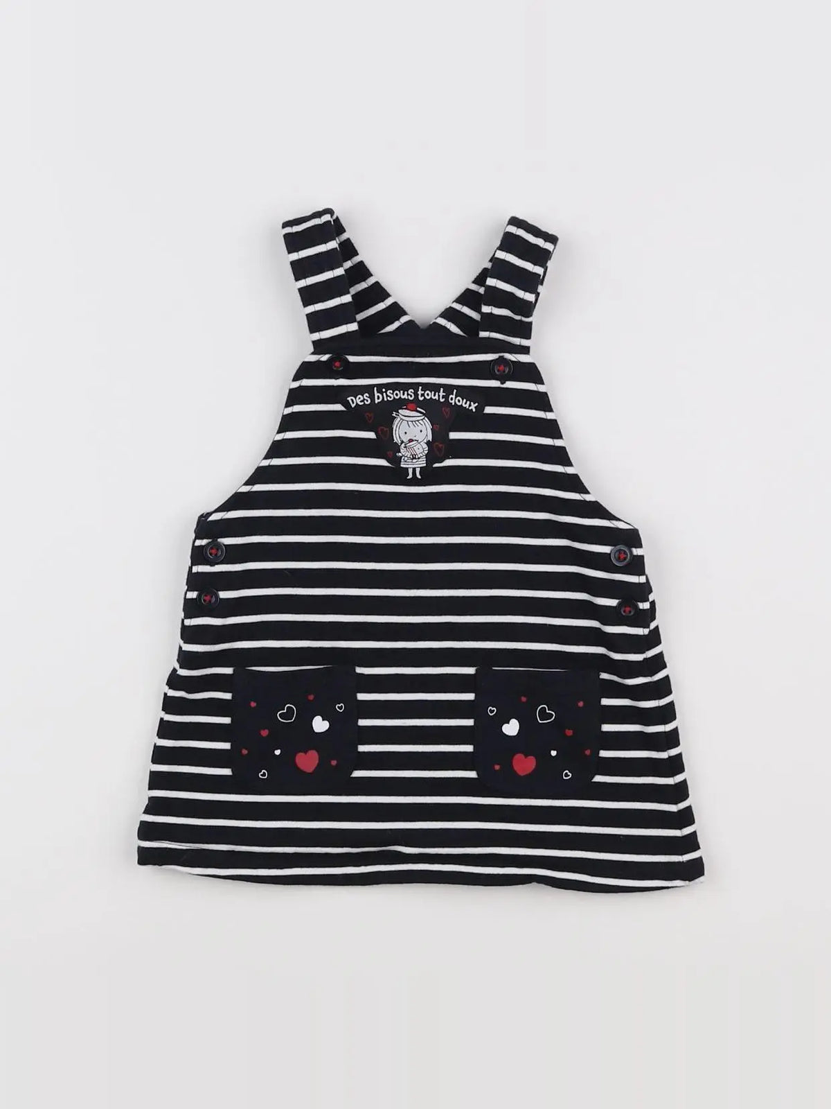 Terre de marins - robe bleu - 12 mois