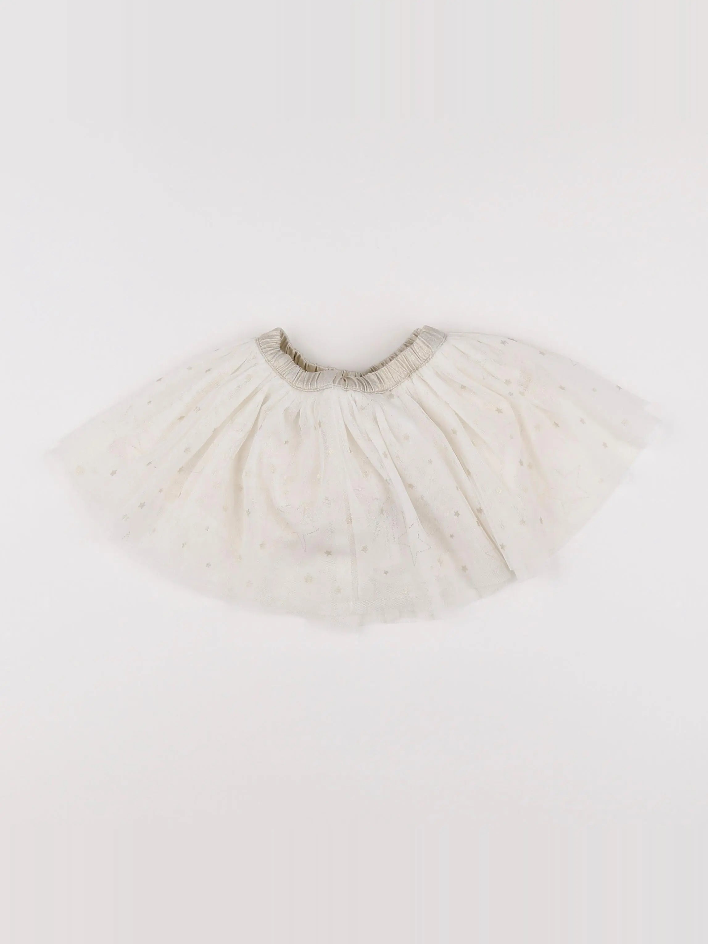 Tape à l'oeil - jupe or, beige - 6 mois