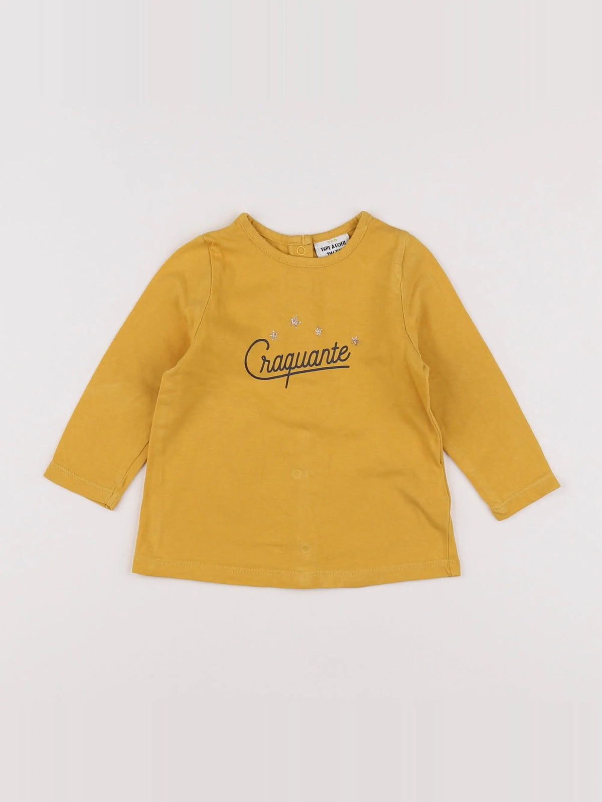 Tape à l'oeil - tee-shirt jaune - 9 mois