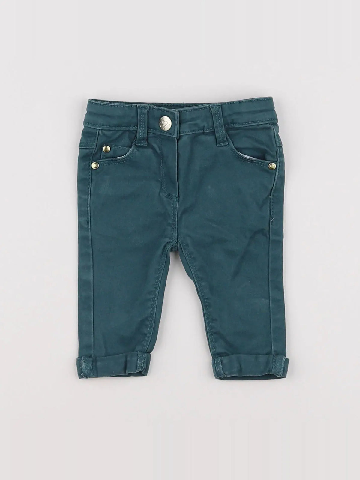 Tape à l'oeil - pantalon vert - 3 mois