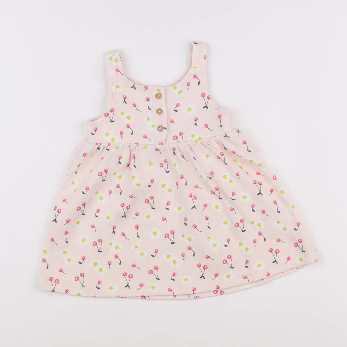 Vertbaudet - robe multicolore - 12 mois