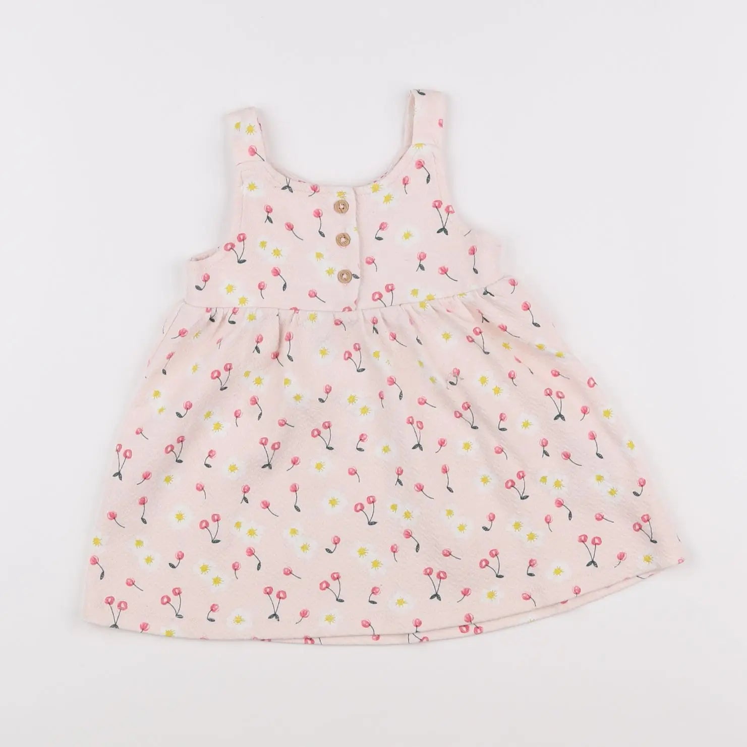 Vertbaudet - robe multicolore - 12 mois