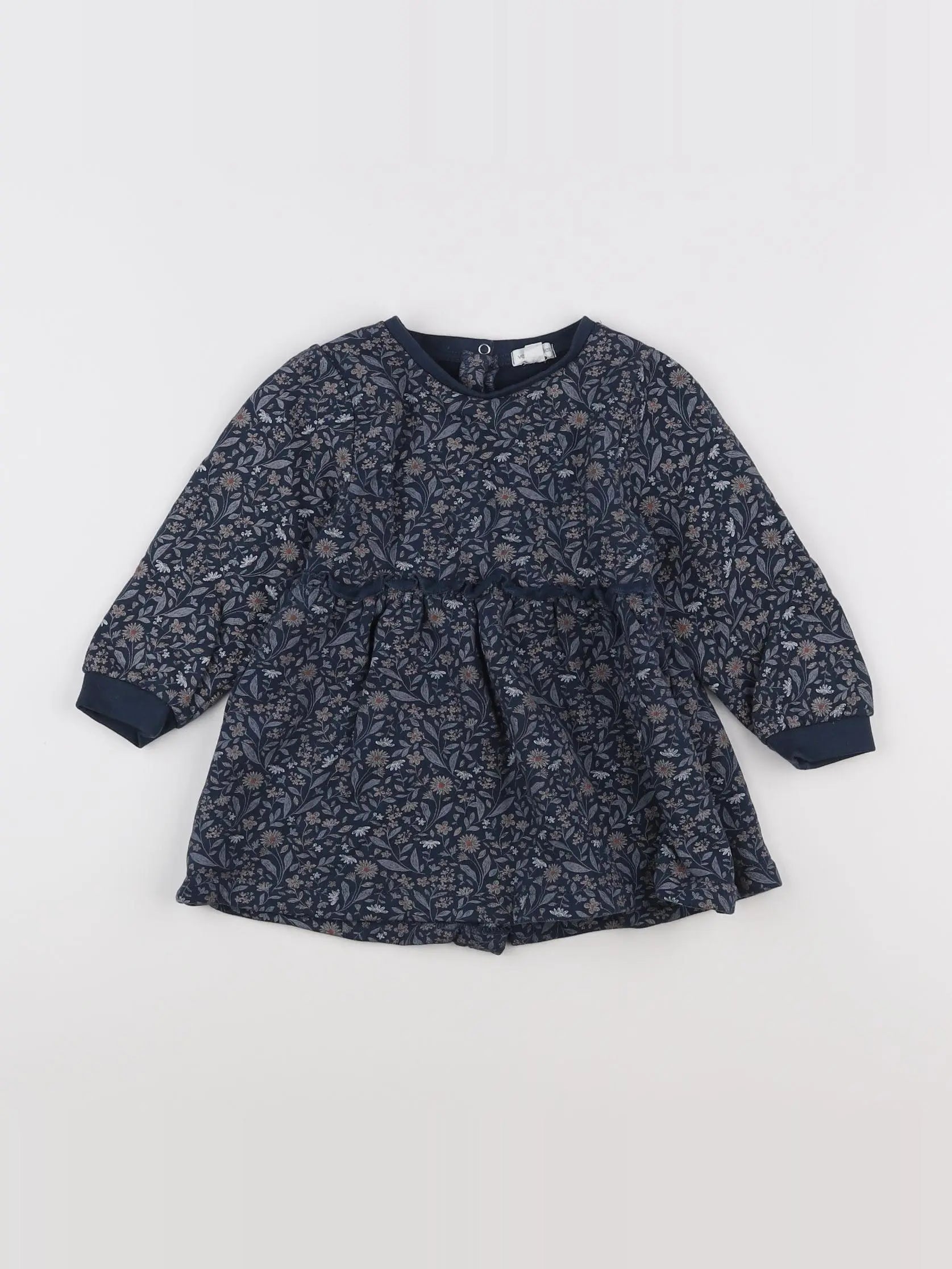Vertbaudet - robe bleu - 2 ans