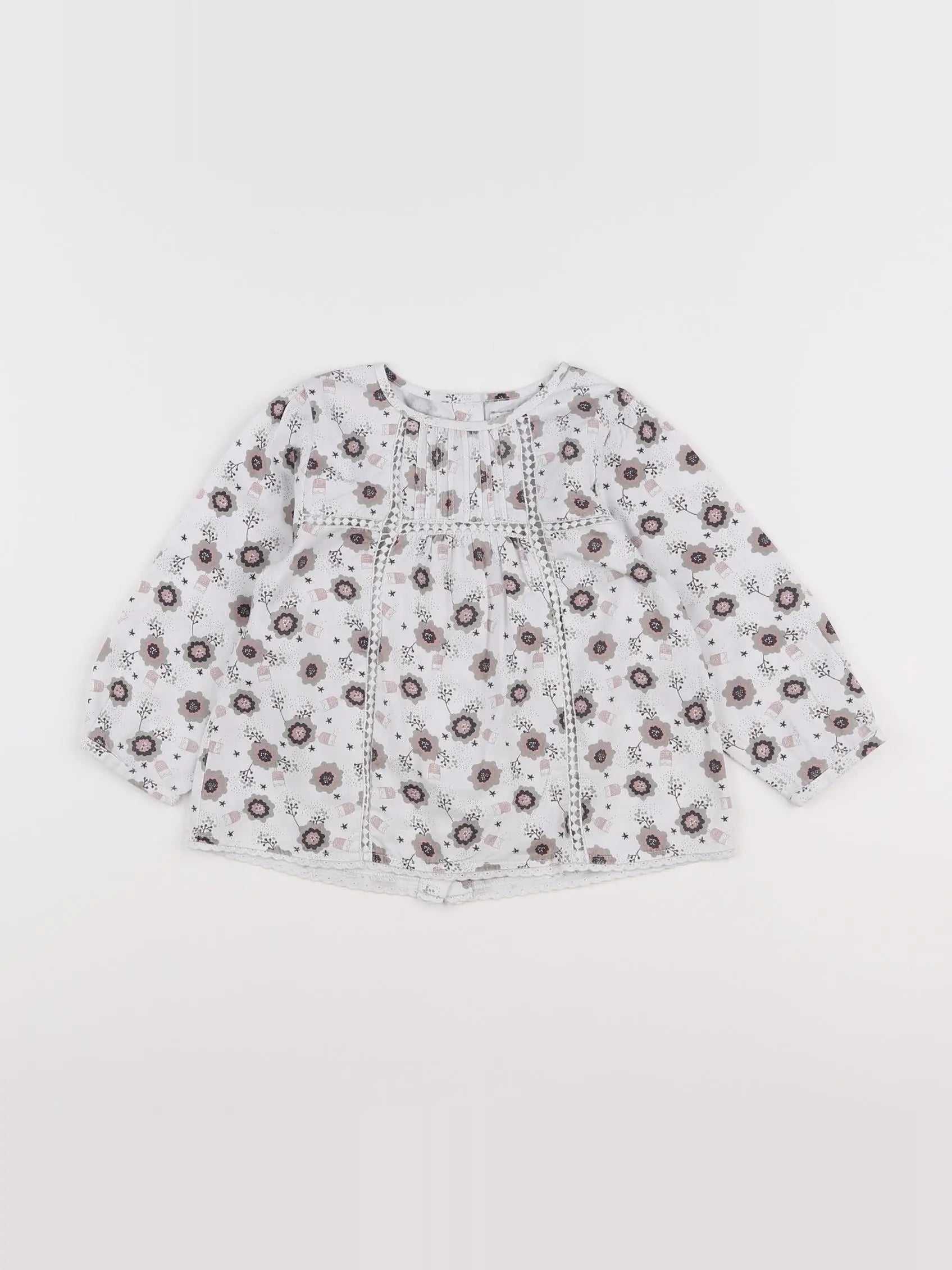 Vertbaudet - blouse multicolore - 2 ans