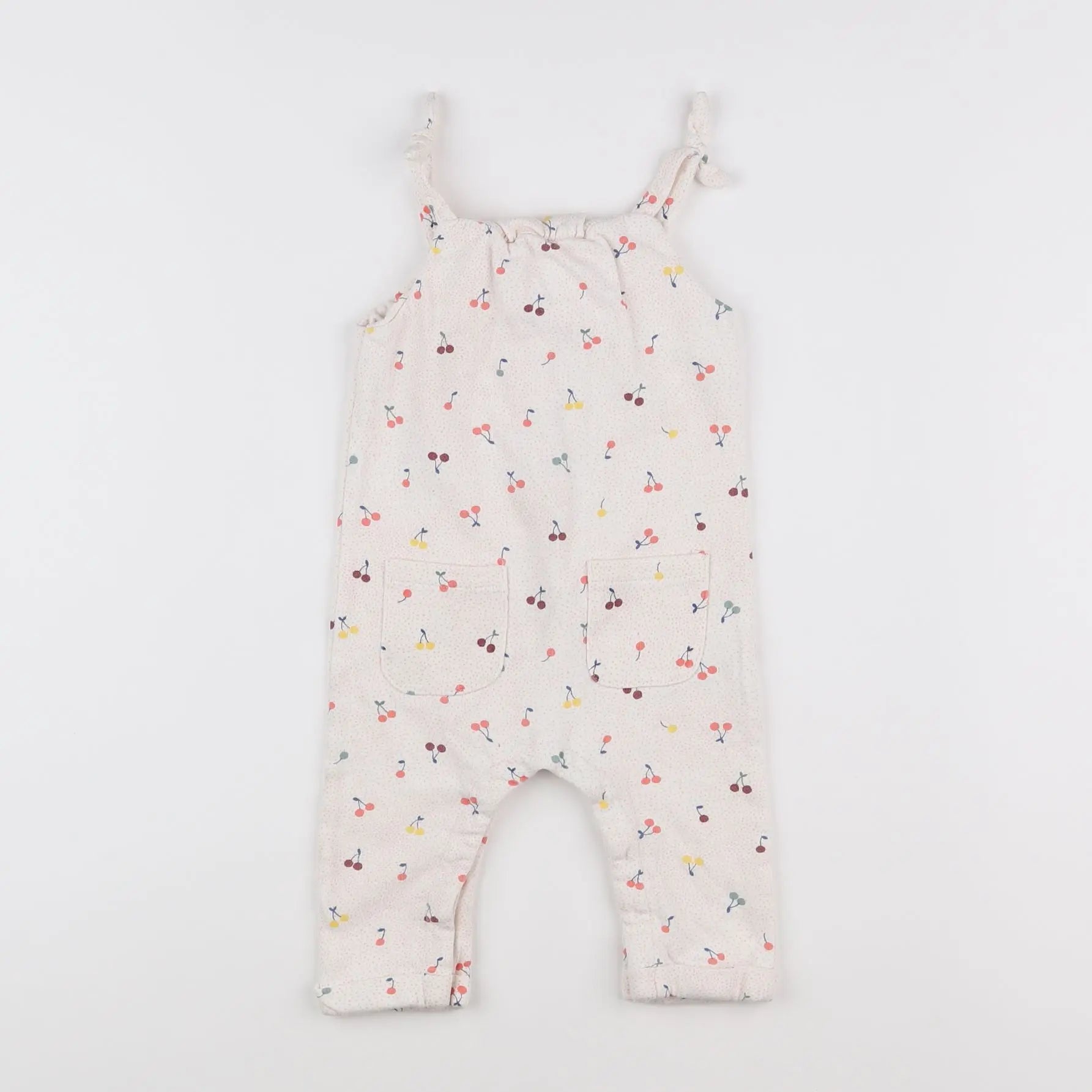 Vertbaudet - combinaison beige - 12 mois
