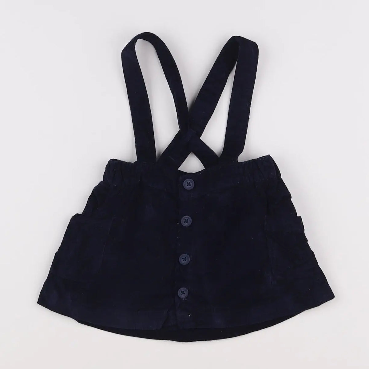 Vertbaudet - jupe bleu - 12 mois