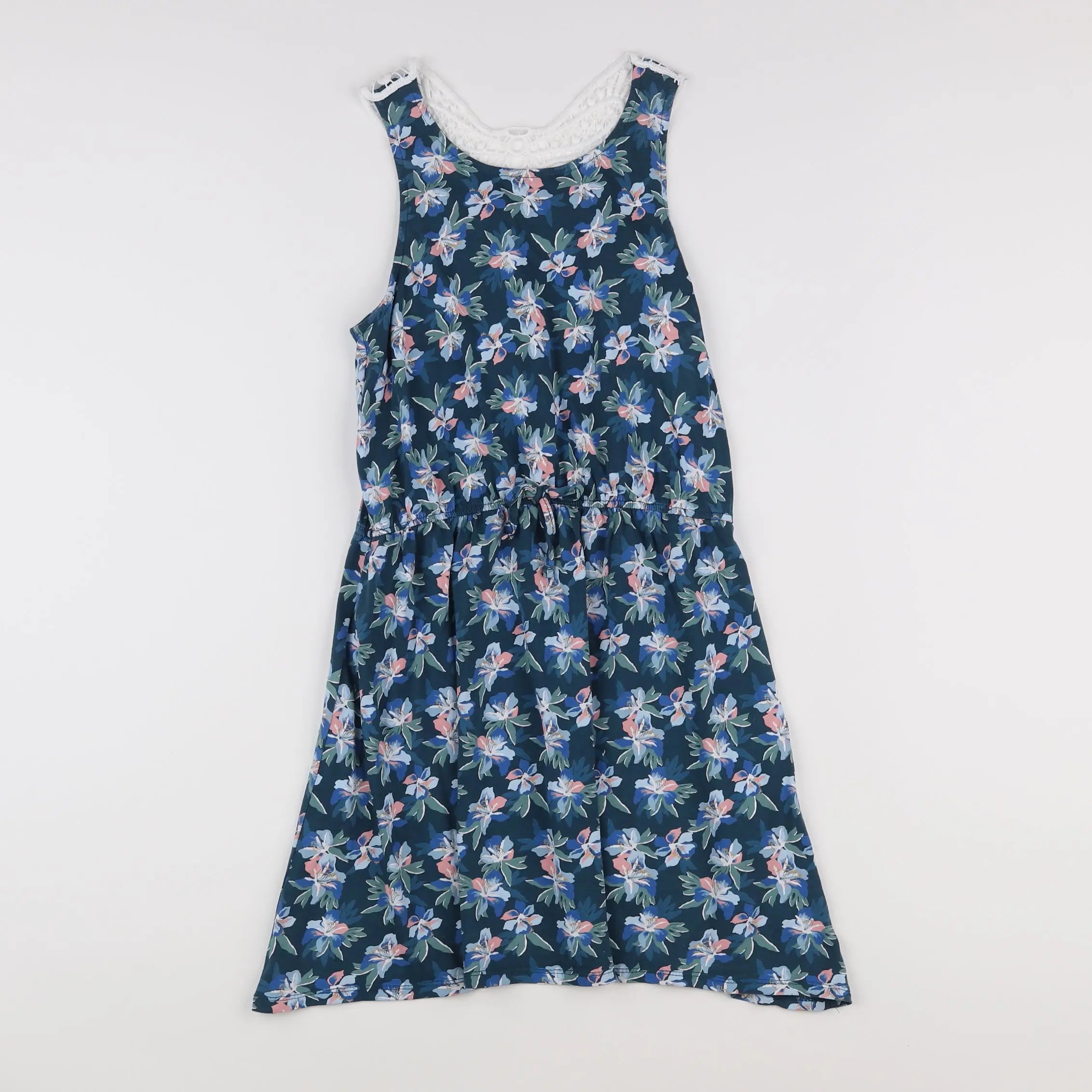 Vertbaudet - robe bleu - 10 ans