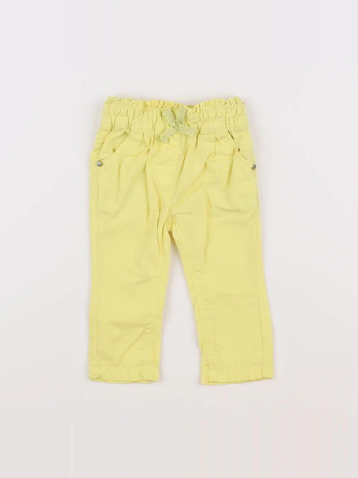 Tape à l'oeil - pantalon jaune - 3 mois