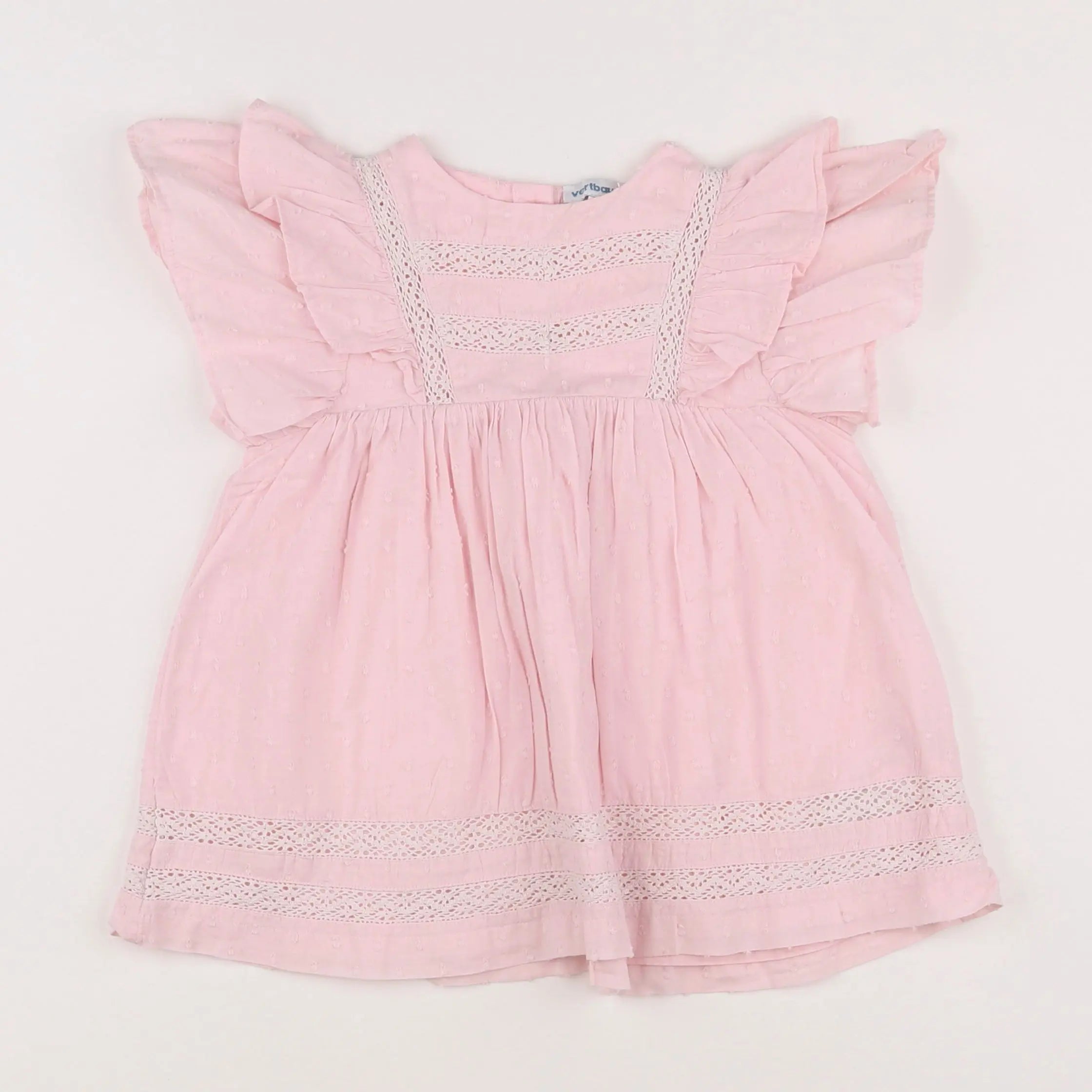 Vertbaudet - robe rose - 18 mois