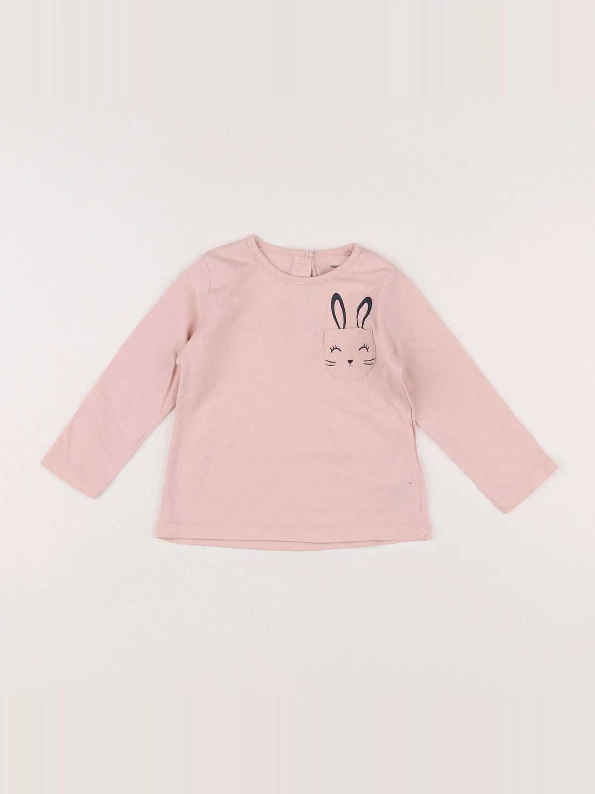 Vertbaudet - tee-shirt rose - 12 mois