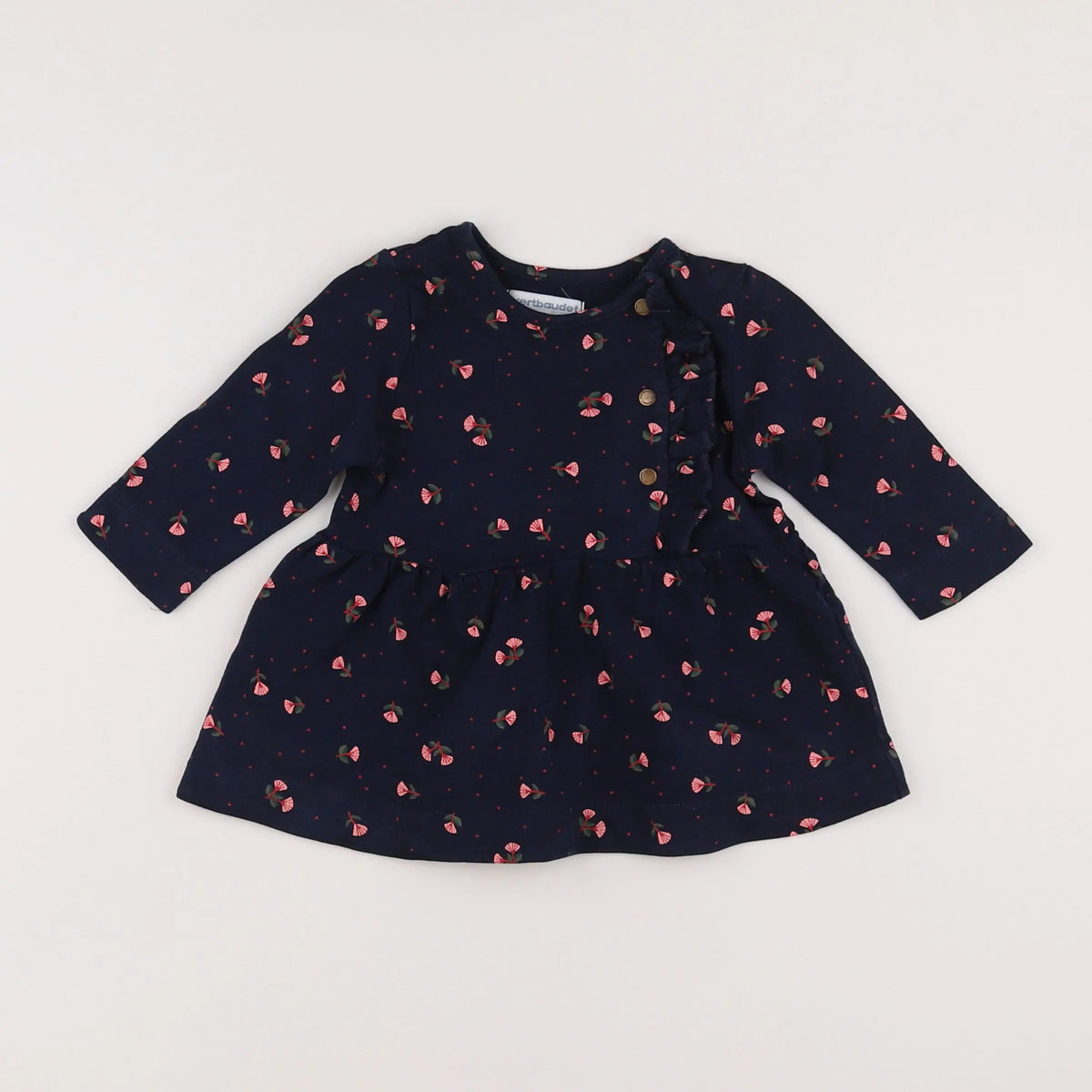 Vertbaudet - robe bleu - 6 mois
