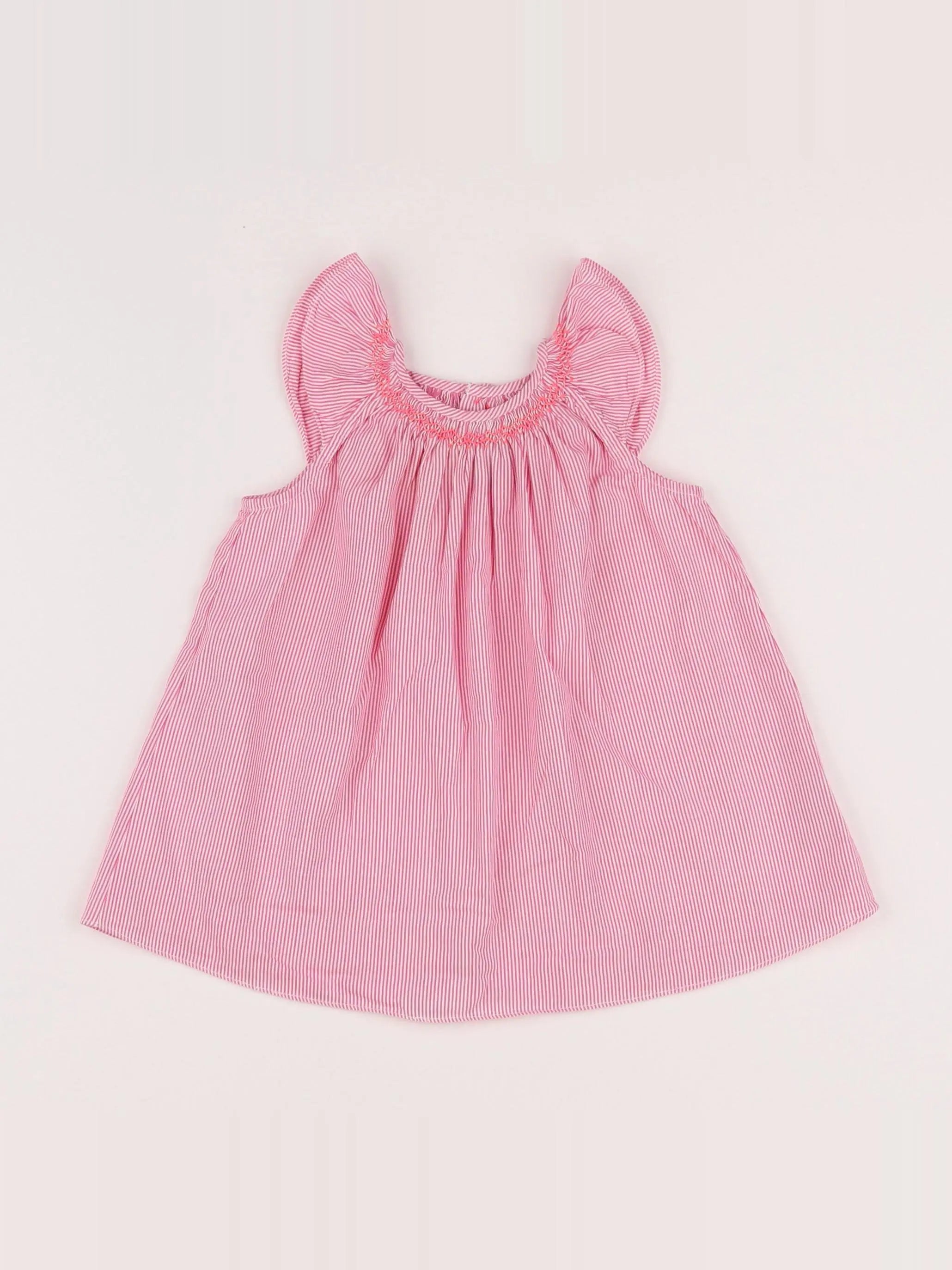 Jacadi - robe rose - 6 mois