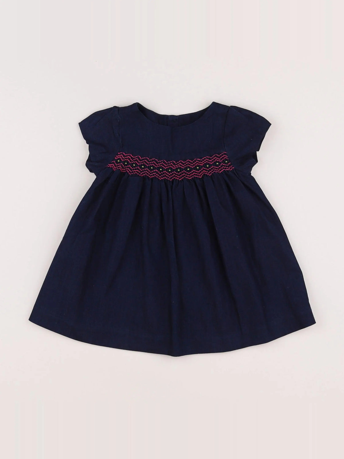 Jacadi - robe bleu - 12 mois