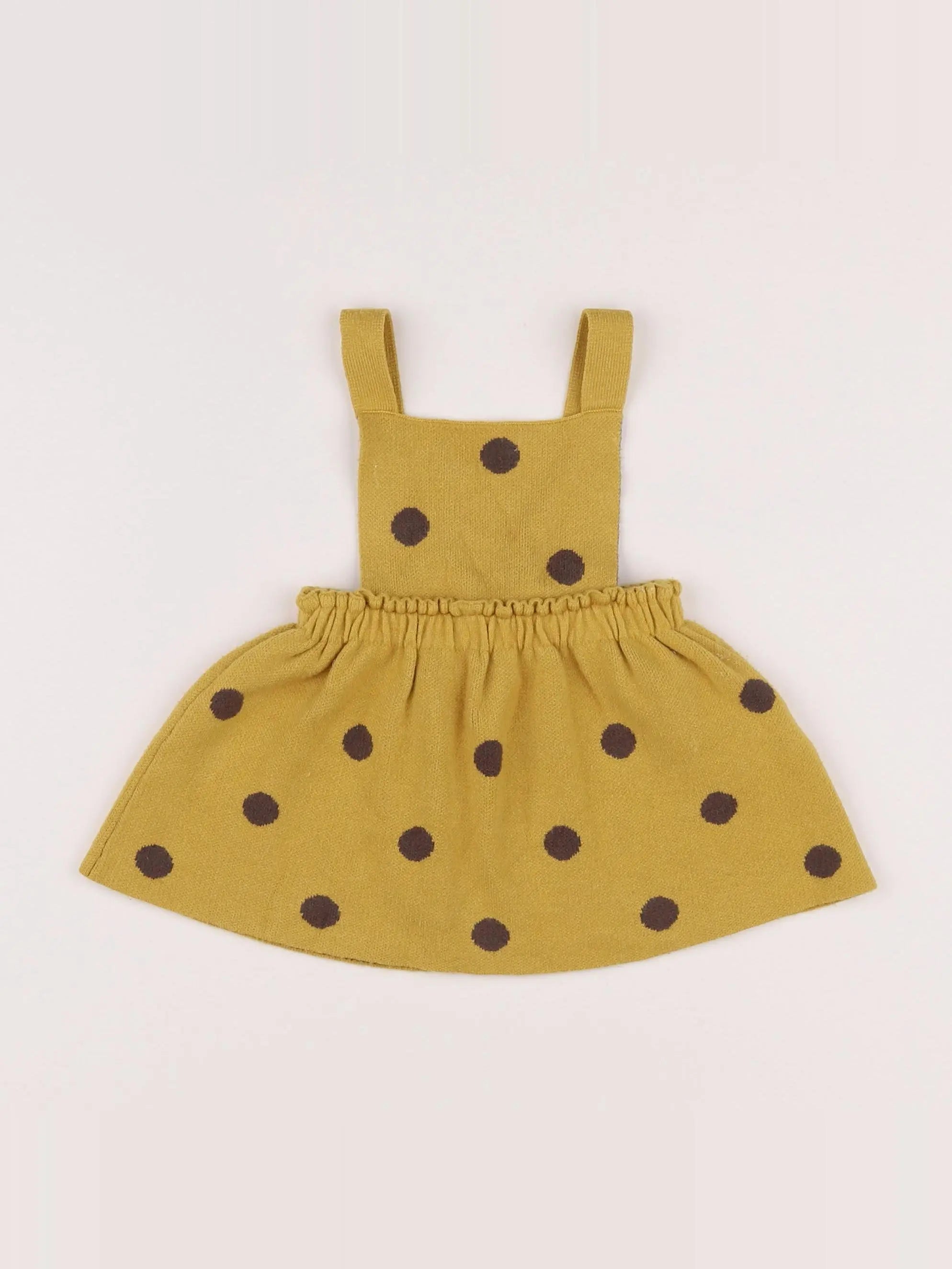 Zara - robe jaune - 6/9 mois