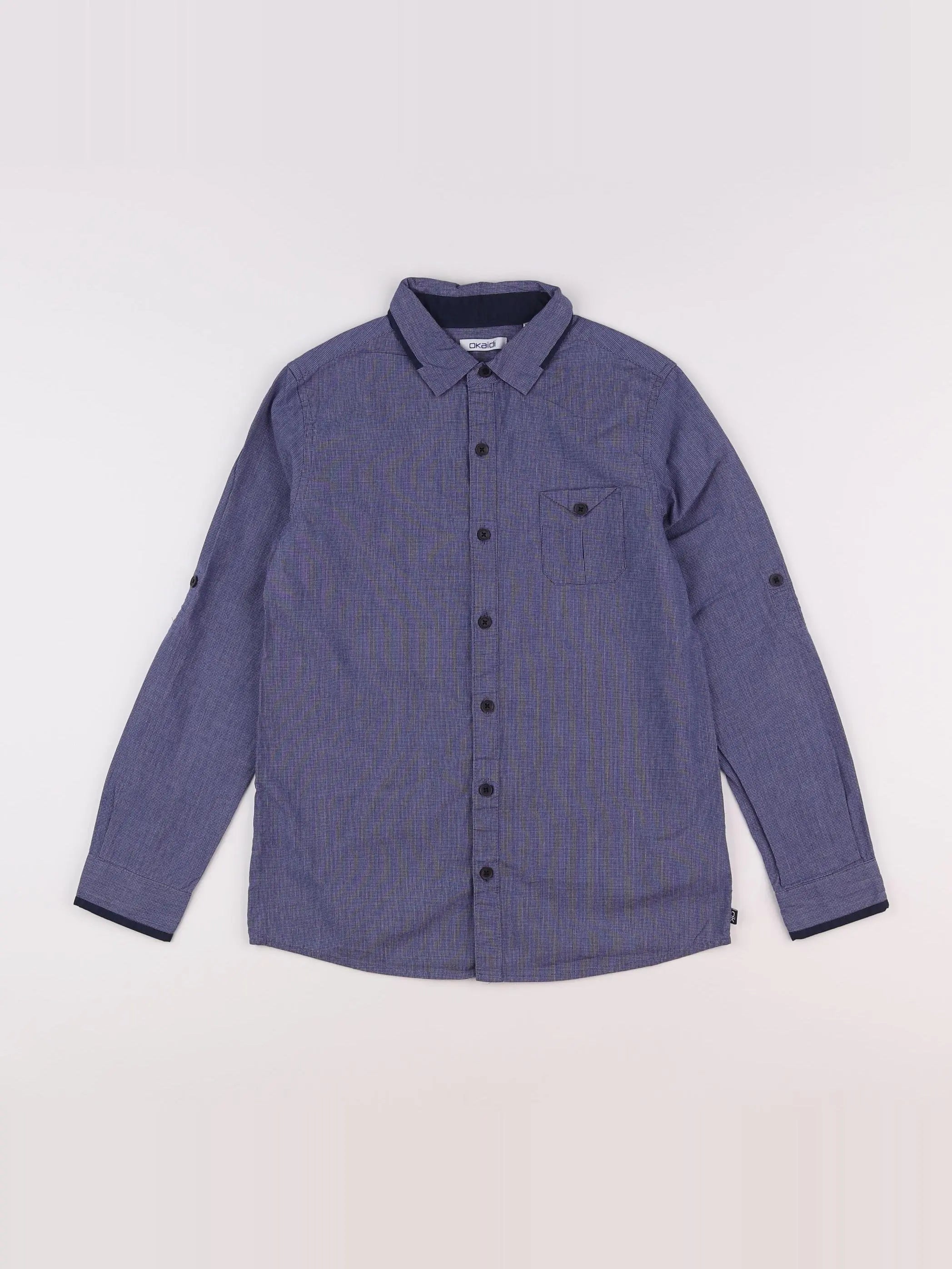 Okaidi - chemise bleu - 10 ans