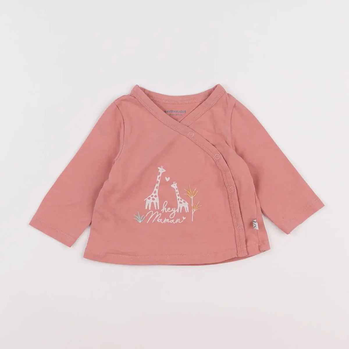 Vertbaudet - tee-shirt rose - 3 mois