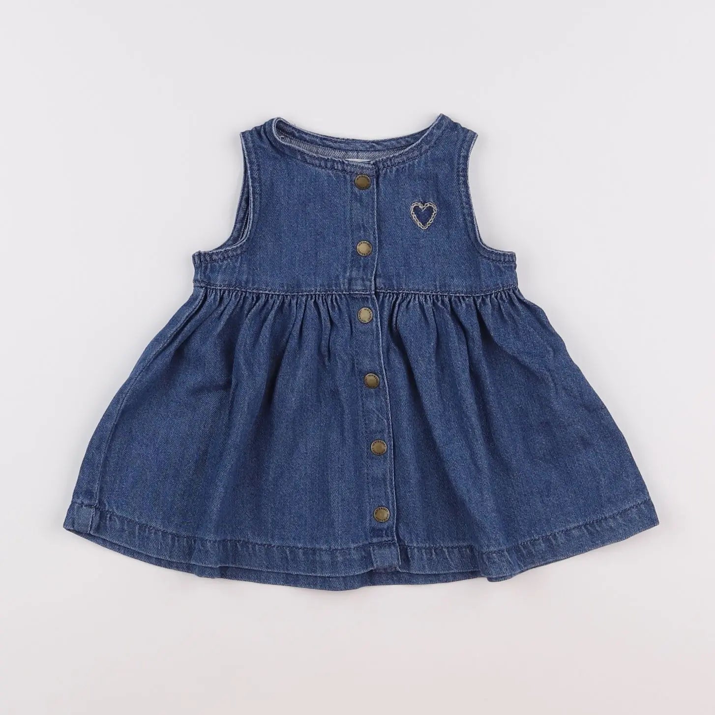 Vertbaudet - robe bleu - 6 mois