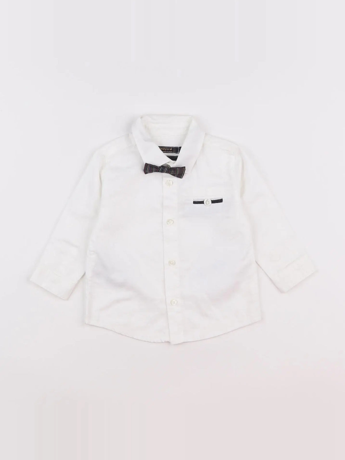 Mayoral - chemise blanc - 6 mois