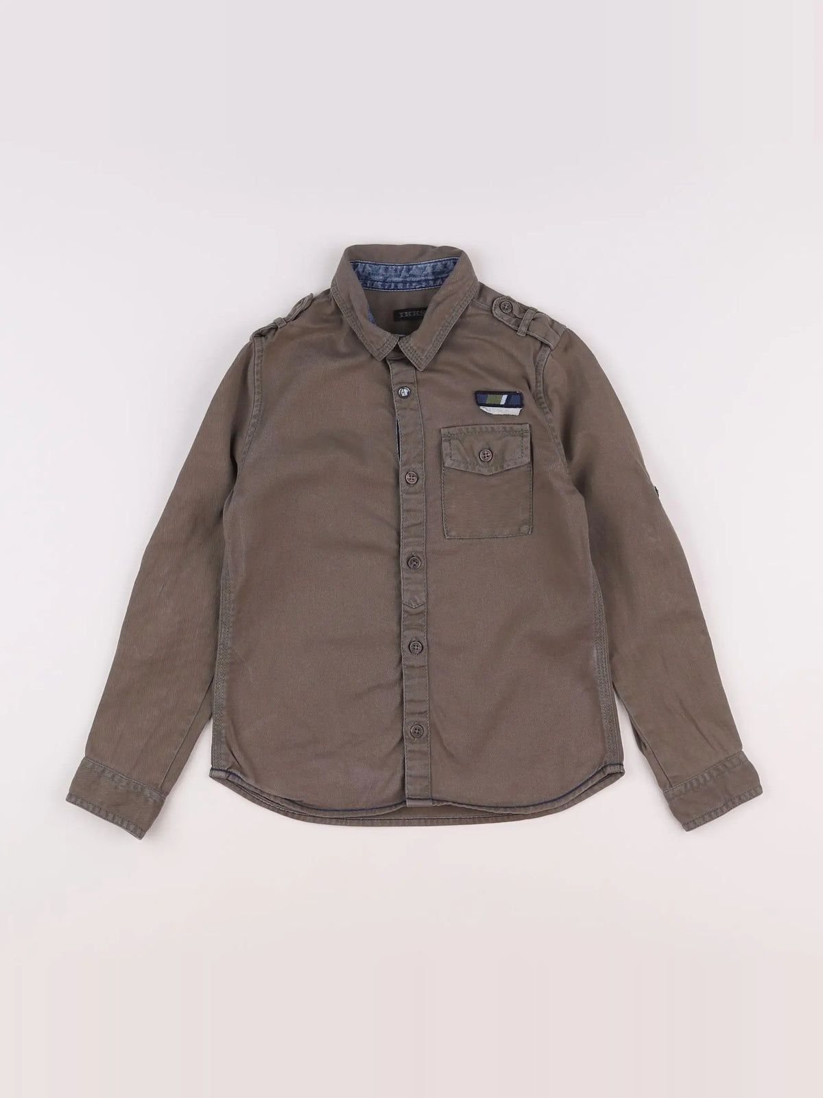 IKKS - chemise imprimé au dos vert - 6 ans