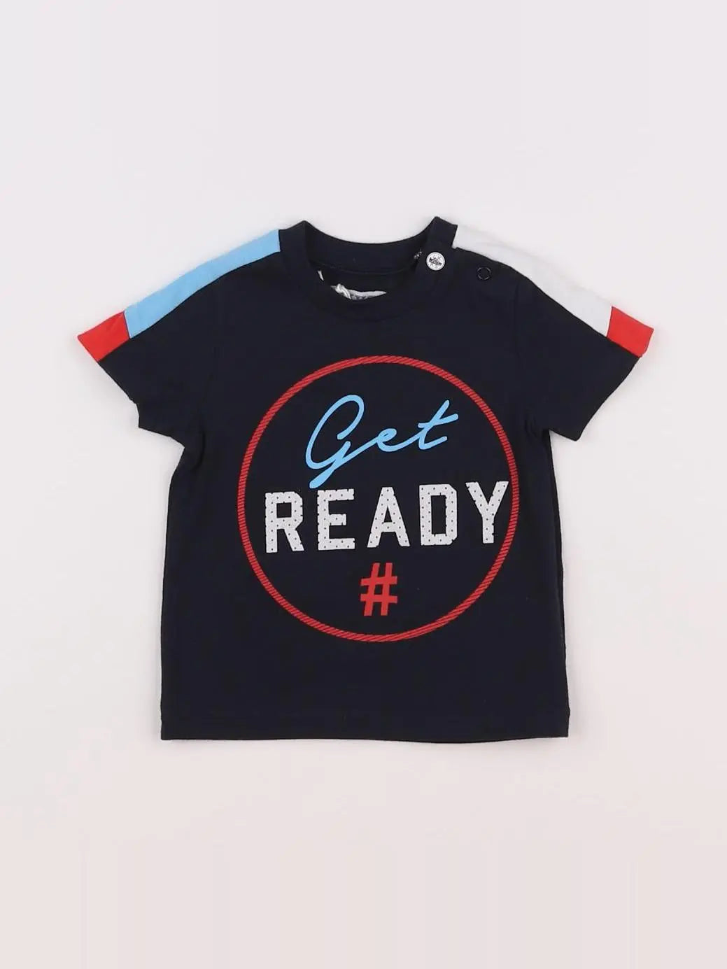 IKKS - tee-shirt bleu - 3 mois