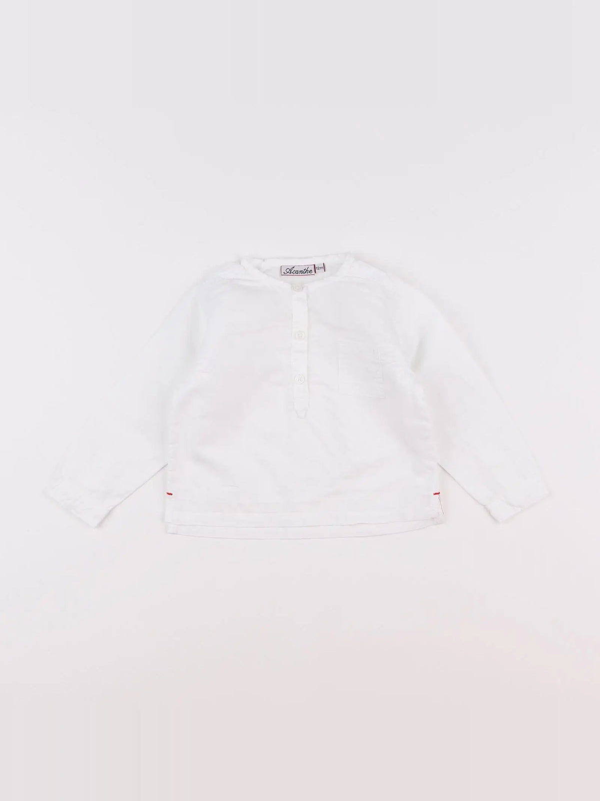 Acanthe - chemise blanc - 12 mois