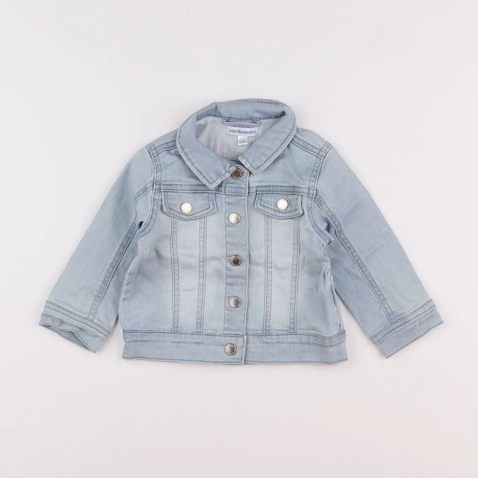 Vertbaudet - veste bleu - 18 mois