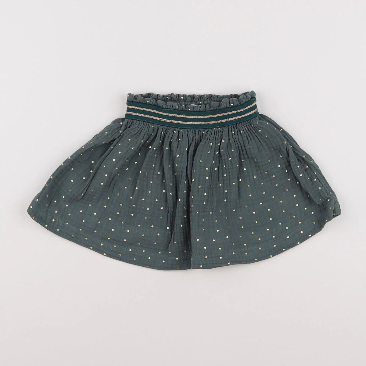 Vertbaudet - jupe bleu, vert - 2 ans