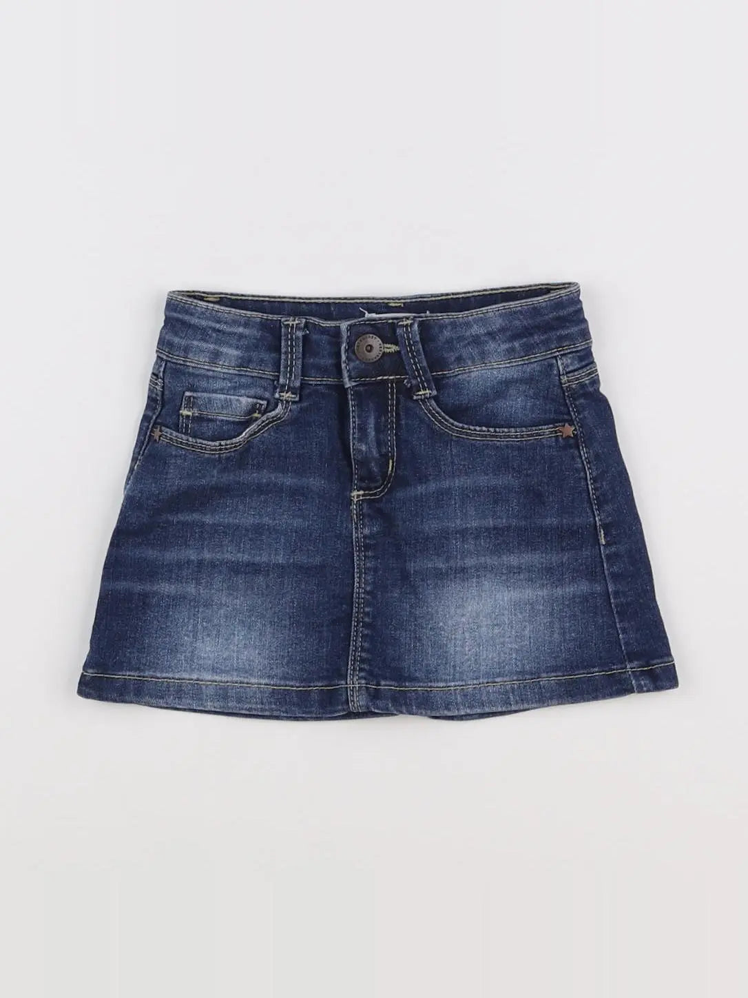 Vertbaudet - jupe bleu - 4 ans